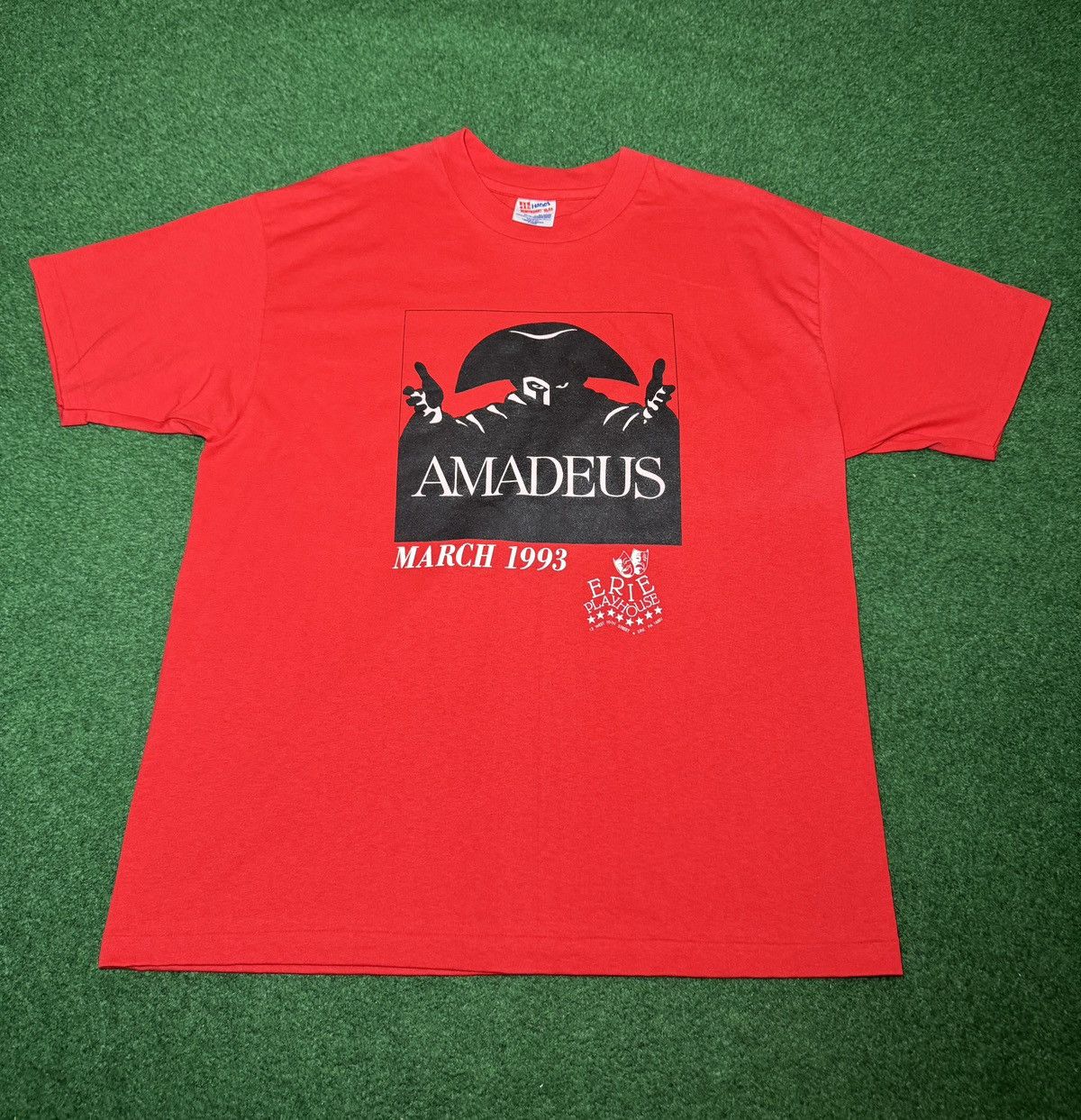 Hanes Amadeus Play Drama 90s Erie Playhouse XL T Shirt New Size US XL / EU 56 / 4 - 1 Thumbnail