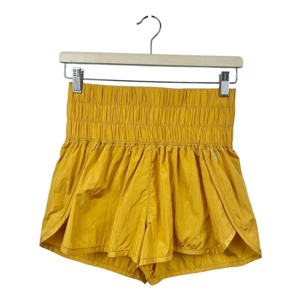 Free People Free People Movement The Way Home Shorts in Yellow Size S Size 26" / US 2 / IT 38 - 5 Thumbnail
