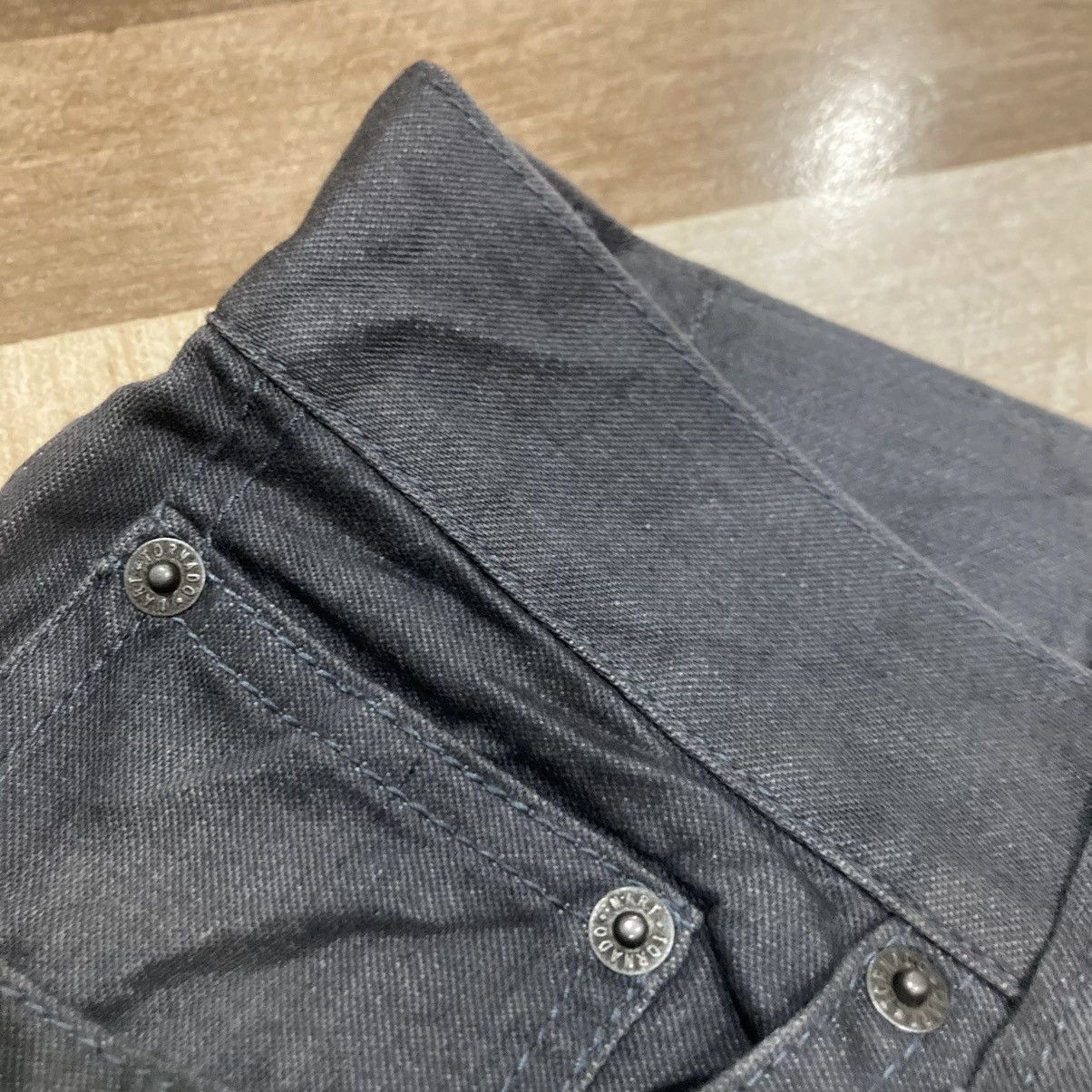 If Six Was Nine TORNADO MART WAX COATED FLARED BOOTCUT DENIM Size US 32 / EU 48 - 11 Thumbnail