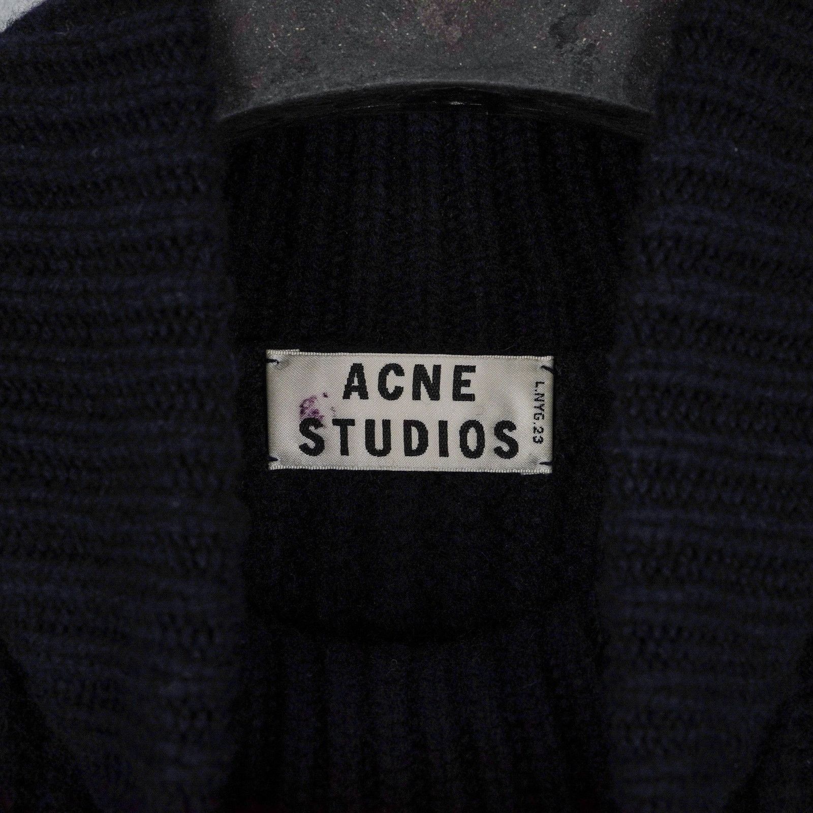 Acne Studios Acne studios black wool knit spectacular sensation sweater Size S / US 4 / IT 40 - 7 Thumbnail
