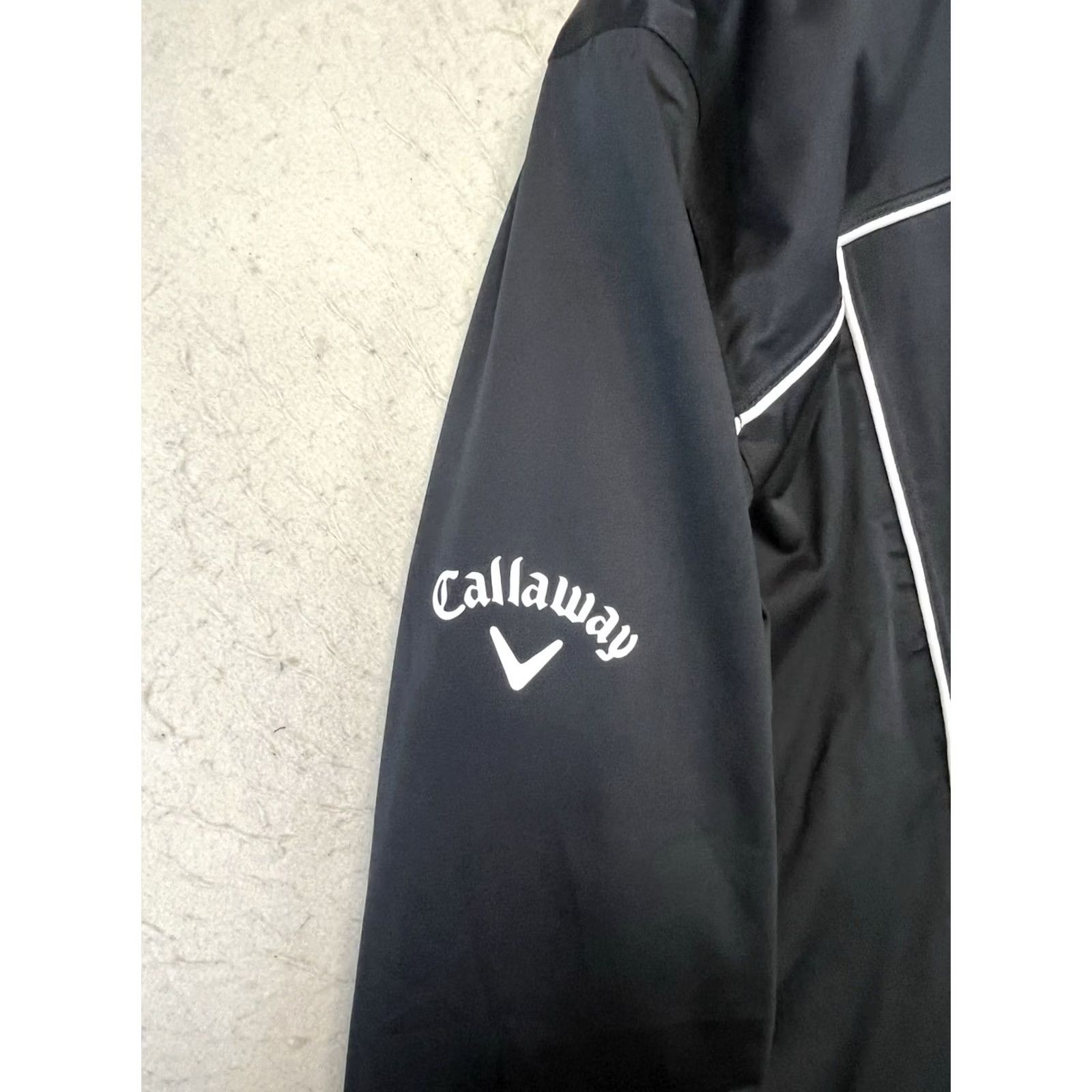 Callaway Callaway Jacket Windbreaker Mens Black White Tour Authentic Golf Full Zip XL Size Regular Pockets Logo Soft Shell Size US XL / EU 56 / 4 - 6 Thumbnail