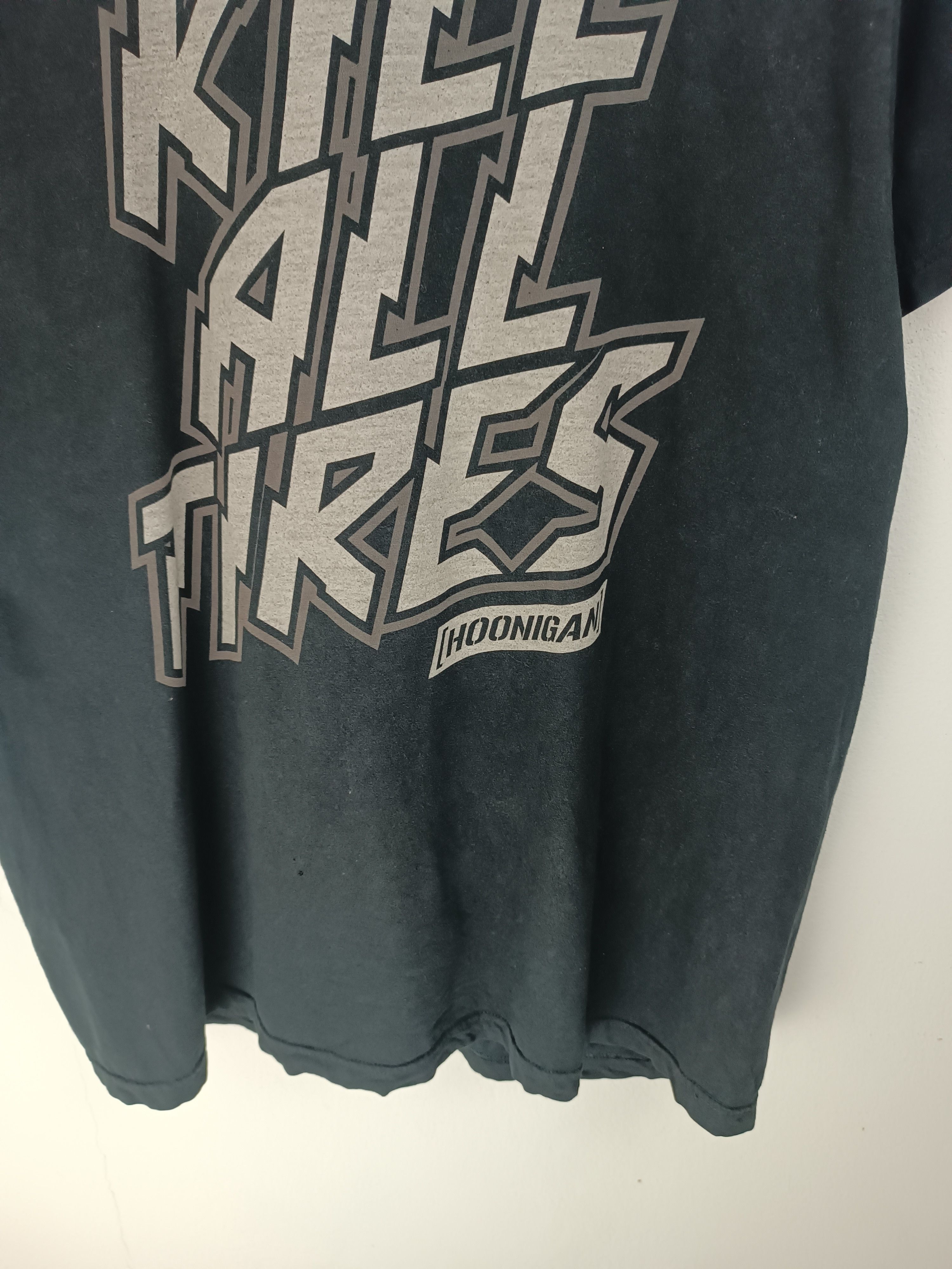 Vintage VINTAGE HOONIGAN KILL ALL TIRES KEN BLOCK PASTRANA TEE Size US L / EU 52-54 / 3 - 6 Thumbnail