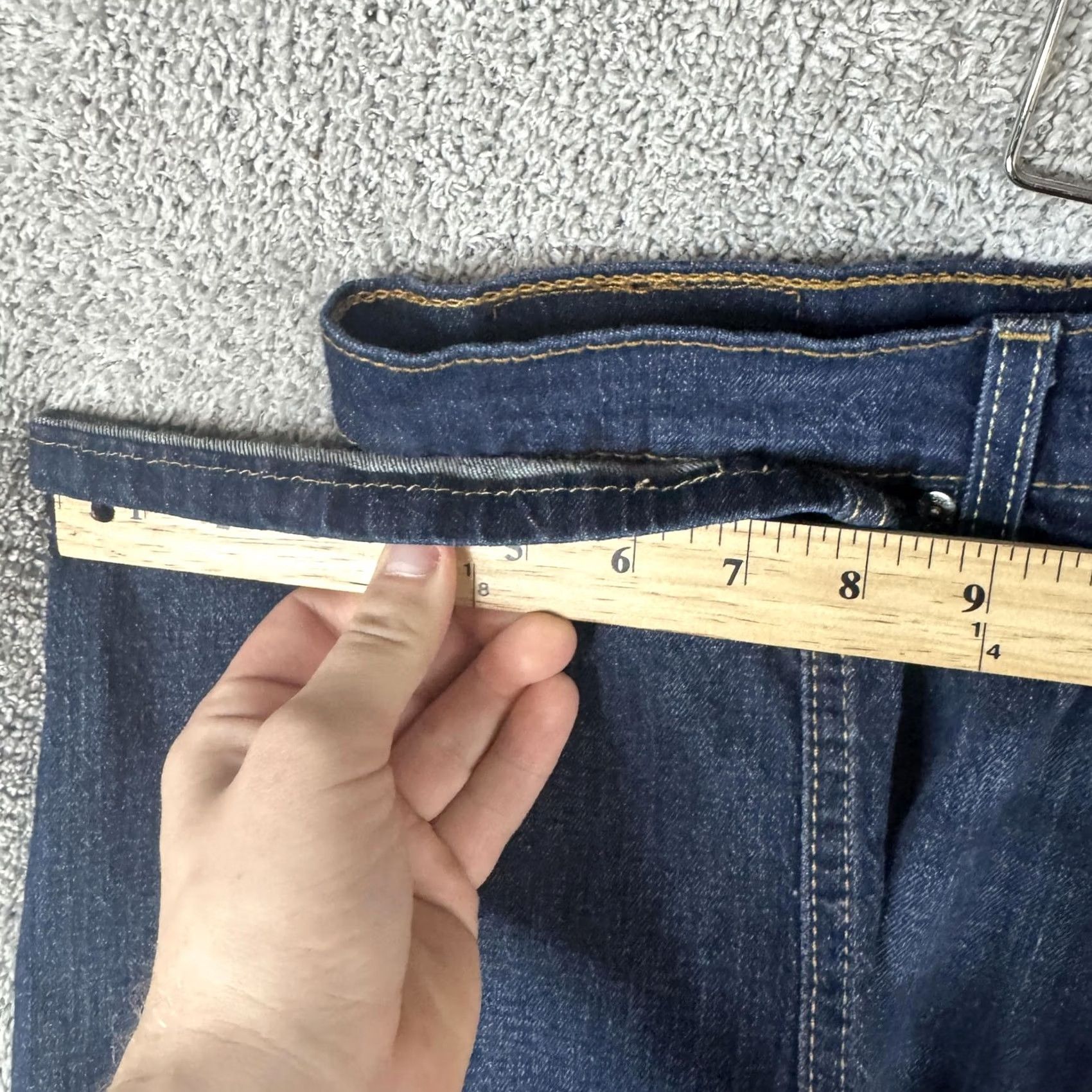 Levi's Levi's 541 Jeans Mens 42x32 Blue Athletic Tapered Denim Medium Wash Casual Pants Size US 42 / EU 58 - 6 Thumbnail