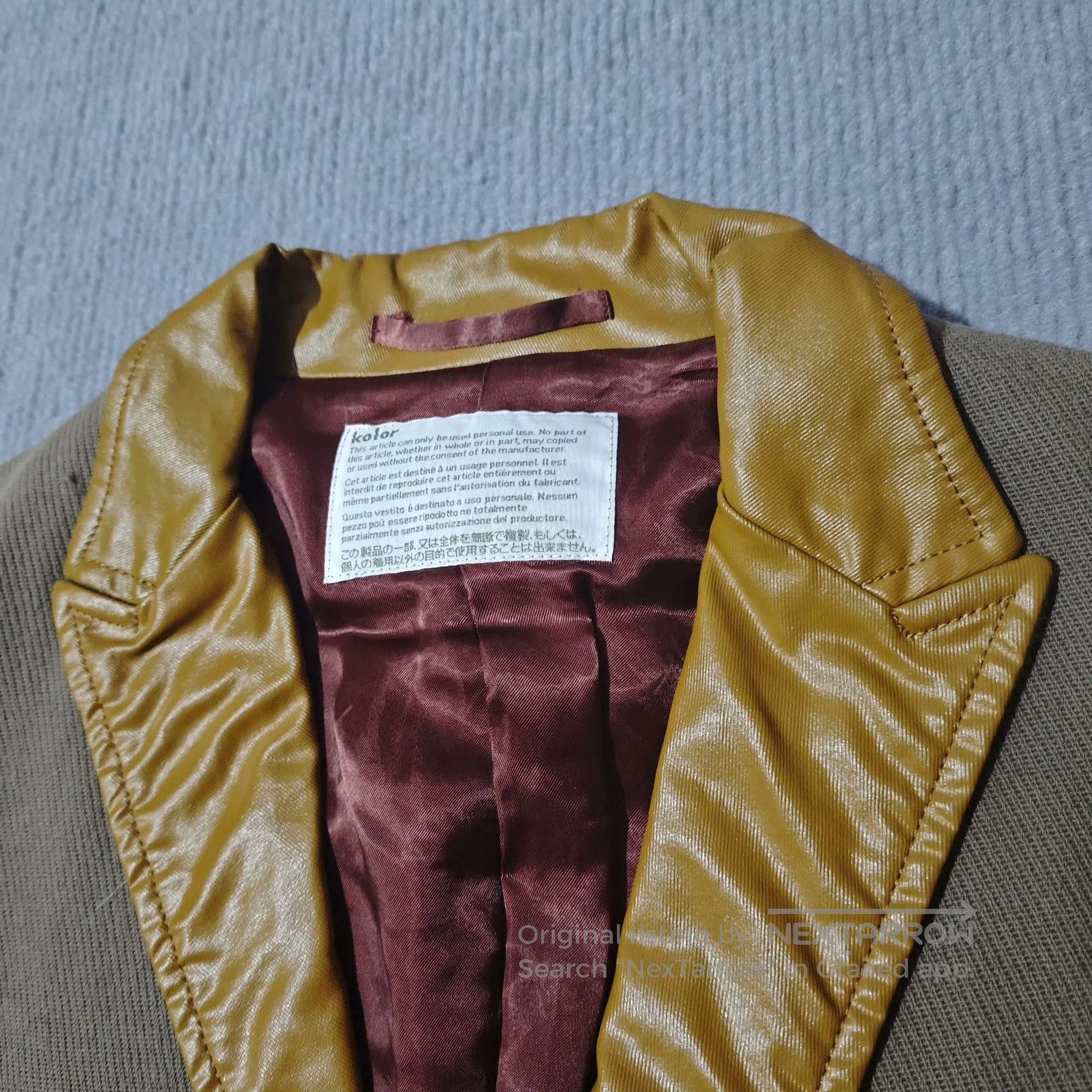 Kolor Kolor 12FW Earth Tone Patchwork Suit Jacket. Size US M / EU 48-50 / 2 - 6 Thumbnail