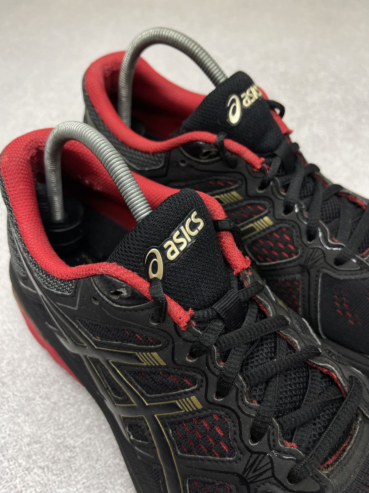 Asics Mens Asics GT-Xpress Sneakers Black/Red Size 42.5 Size US 9 / EU 42 - 7 Thumbnail