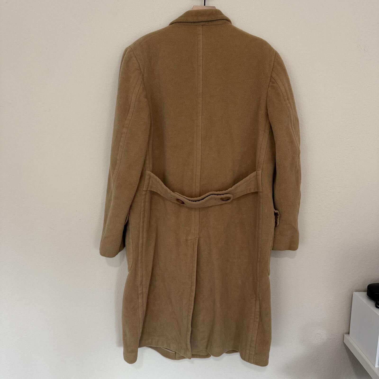 Brooks Brothers Brooks Brothers Overcoat Men's 41 L Camel Brown 346 VTG Size US L / EU 52-54 / 3 - 2 Thumbnail