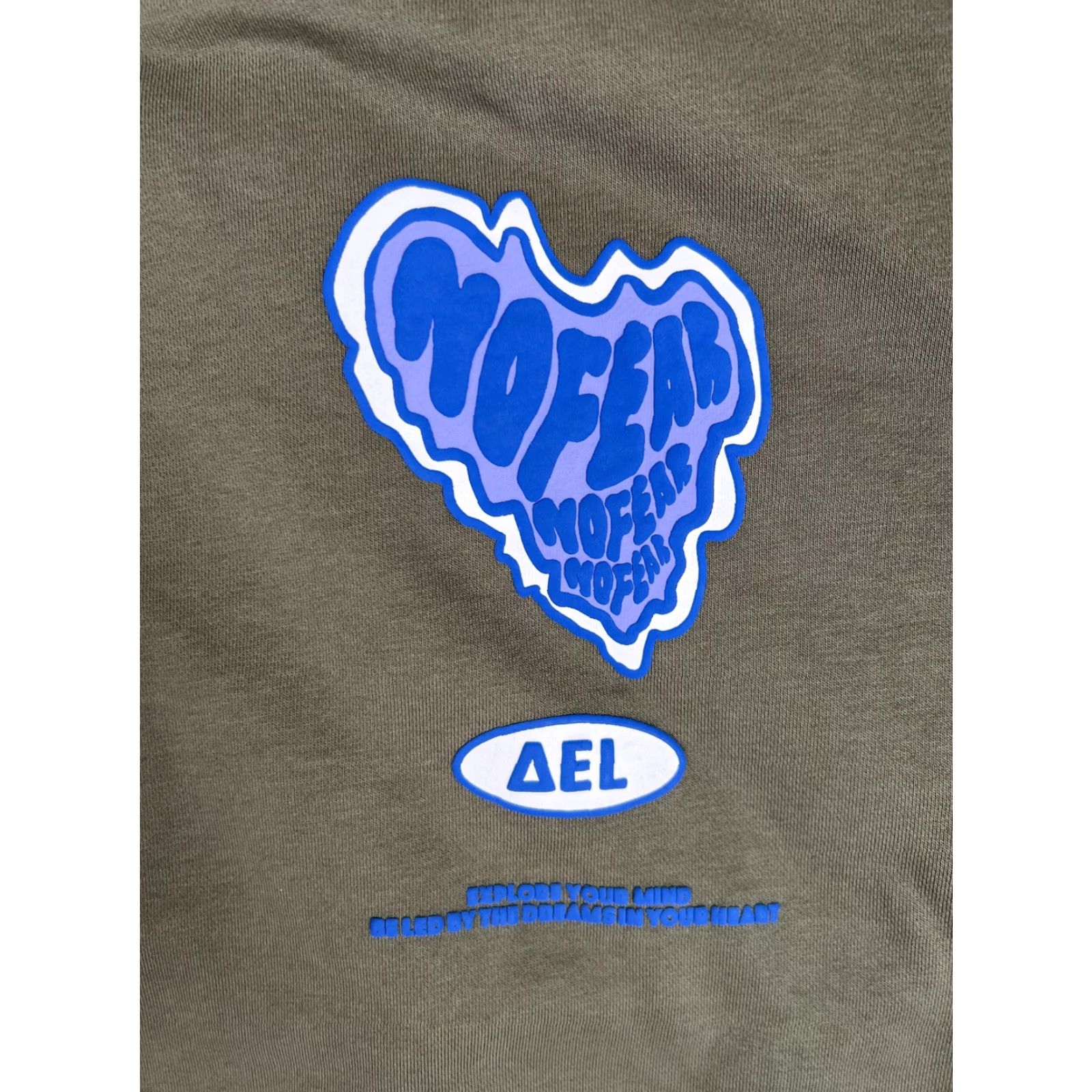 Vintage Aelfric Eden Hoodie Mens Large Green MOFEAR Heart Graphic Pullover Sweatshirt Size US L / EU 52-54 / 3 - 3 Thumbnail