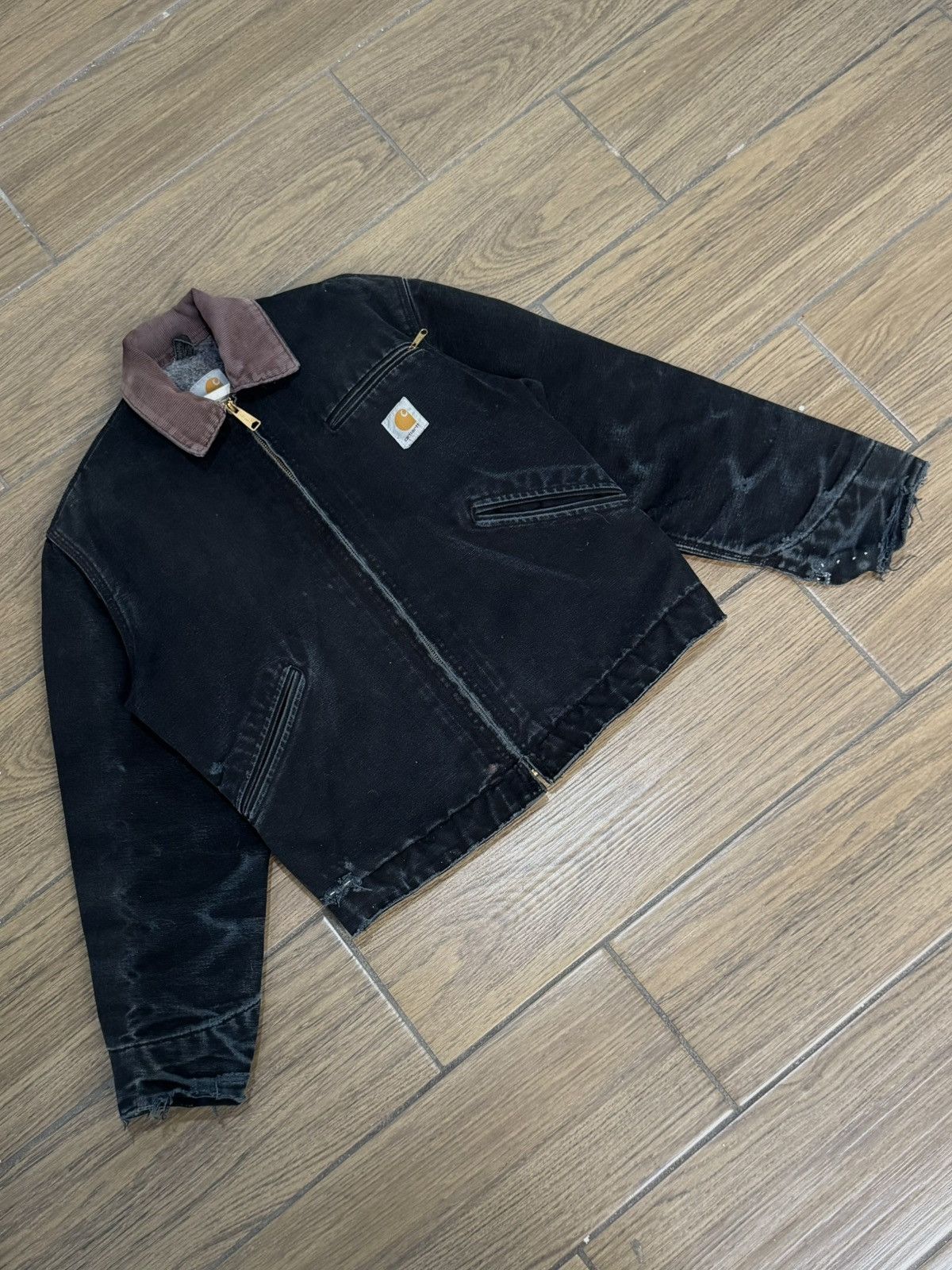 Carhartt Carhartt Detroit Jacket J01 BLK Big Logo Size US S / EU 44-46 / 1 - 7 Thumbnail