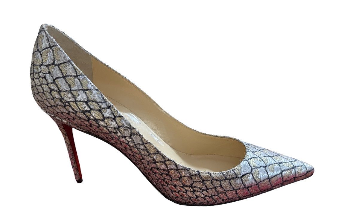 Christian Louboutin Decollete 554 85 Lurex Kaa - Size 40