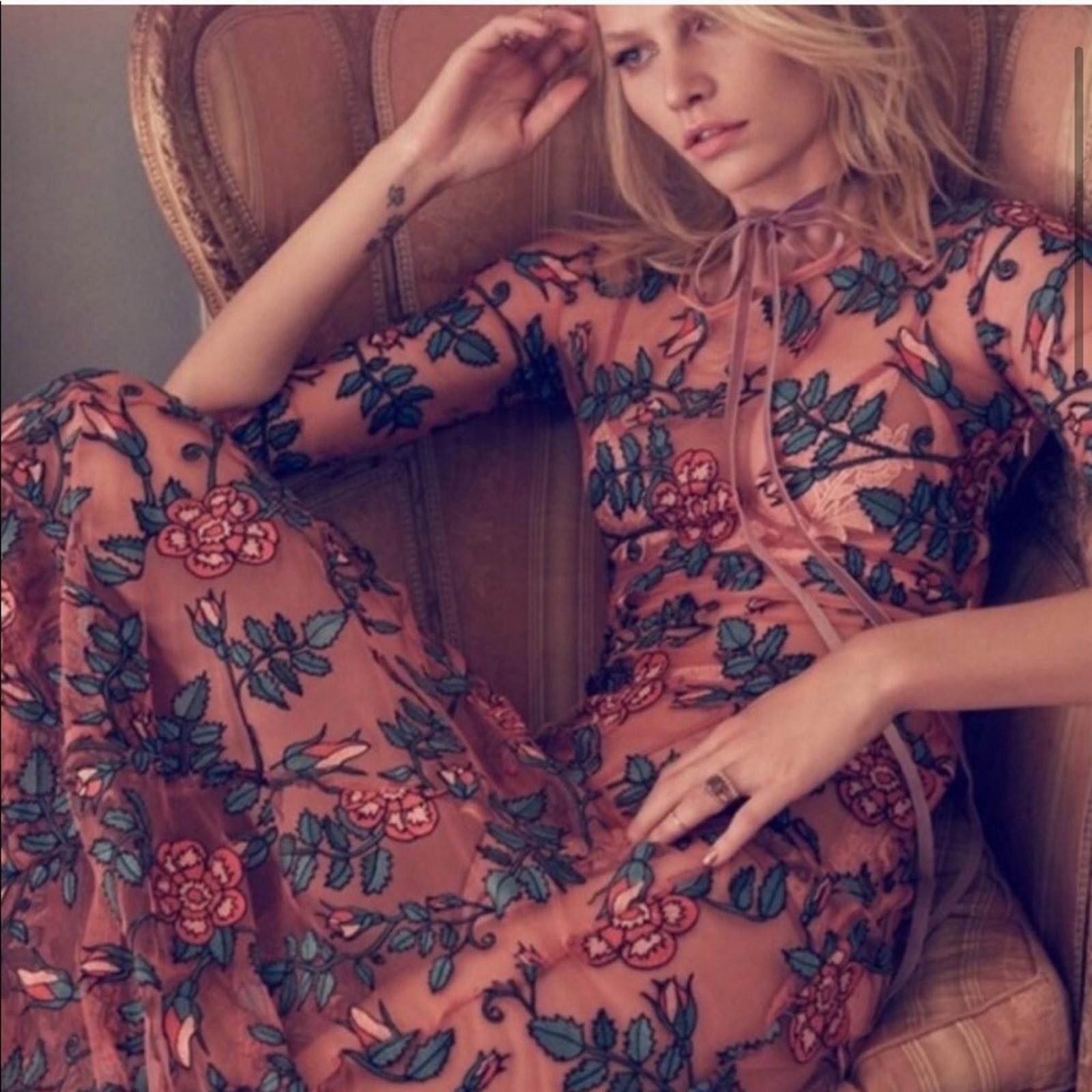 Other Rare For Love & Lemons Rosali Maxi Dress Lace S Size S / US 4 / IT 40 - 4 Thumbnail