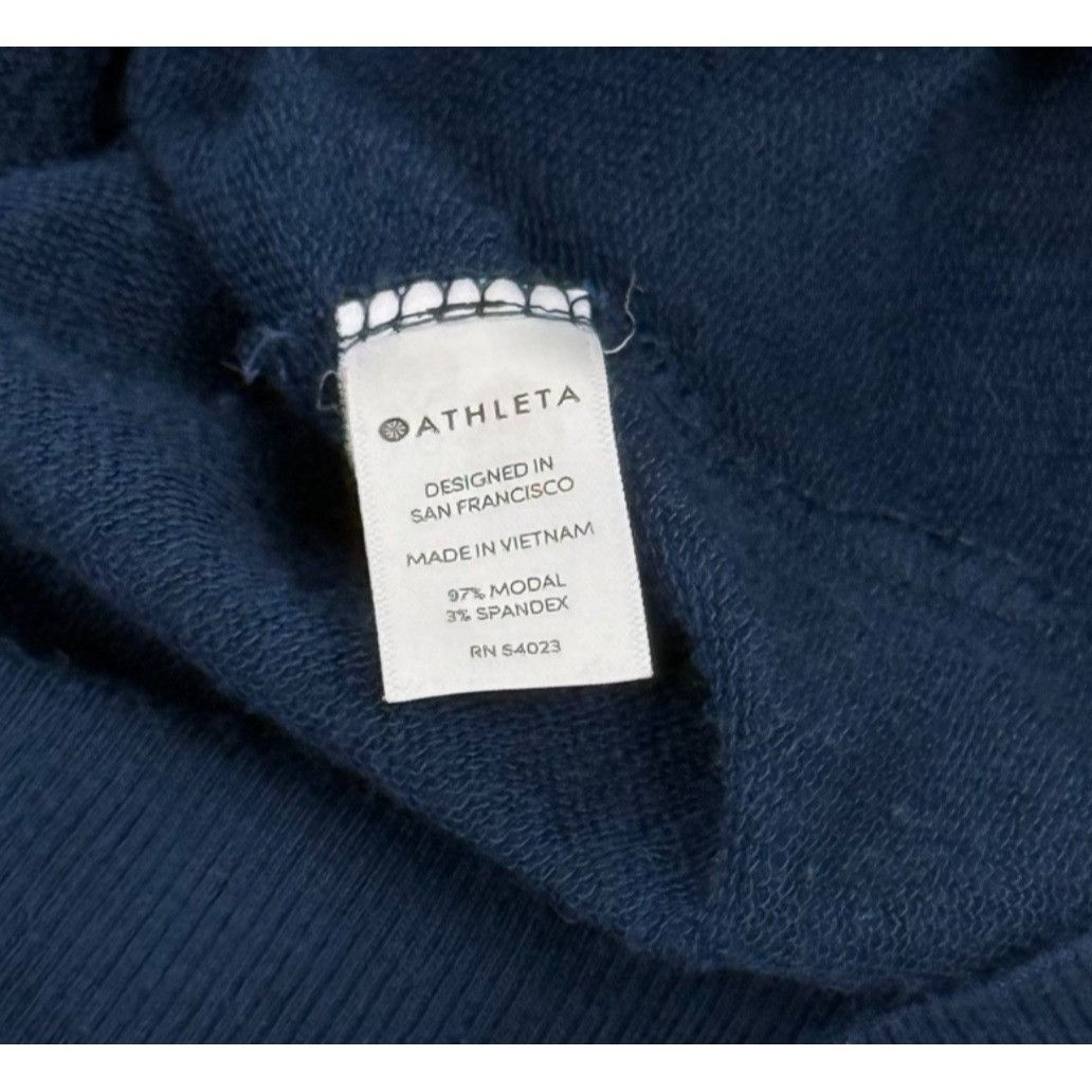 Athleta Athleta Cutout Neck Sweatshirt Constellation Blue Size XS Size XS / US 0-2 / IT 36-38 - 3 Thumbnail