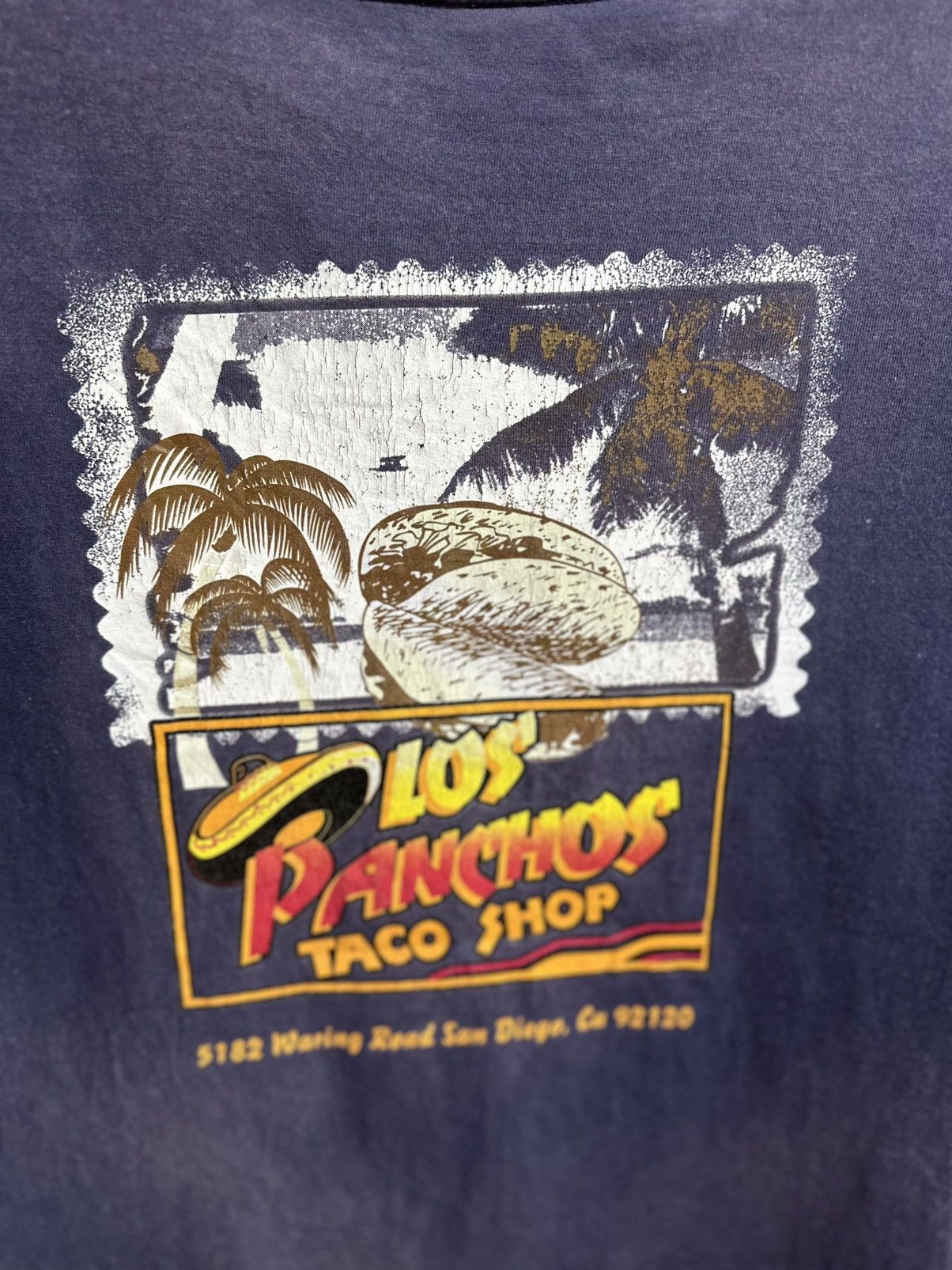 Sears Vintage Los’ Panchos Taco Shop Sun Faded Tee Size US L / EU 52-54 / 3 - 9 Thumbnail