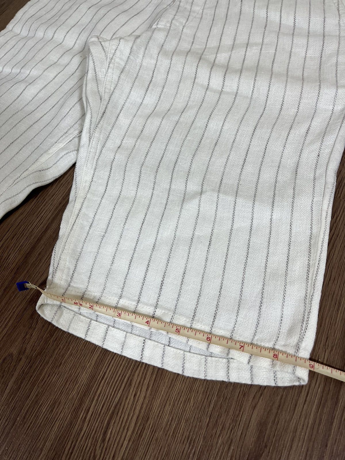 Shellac Shellac Pinstripe White Shorts Size US 30 / EU 46 - 15 Thumbnail