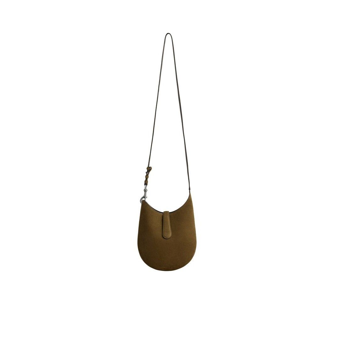 Phoebe Philo Mini Bean Olive Suede Shoulder Bag New & Authen