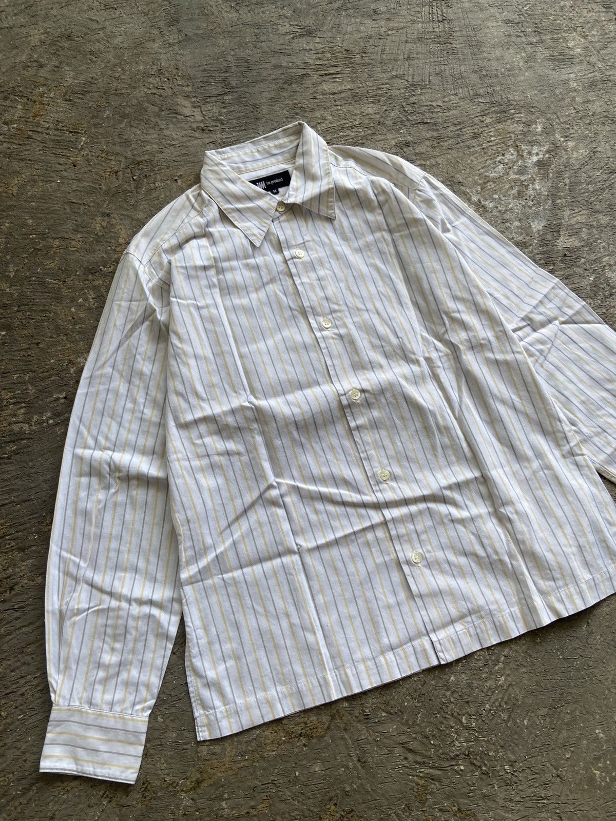 Issey Miyake IM Product by Issey Miyake - Stripe Long Sleeve Button Shirt Size US M / EU 48-50 / 2 - 2 Thumbnail