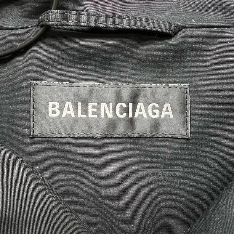 Balenciaga Balenciaga Black and green logo patched windbreaker Size US M / EU 48-50 / 2 - 4 Thumbnail