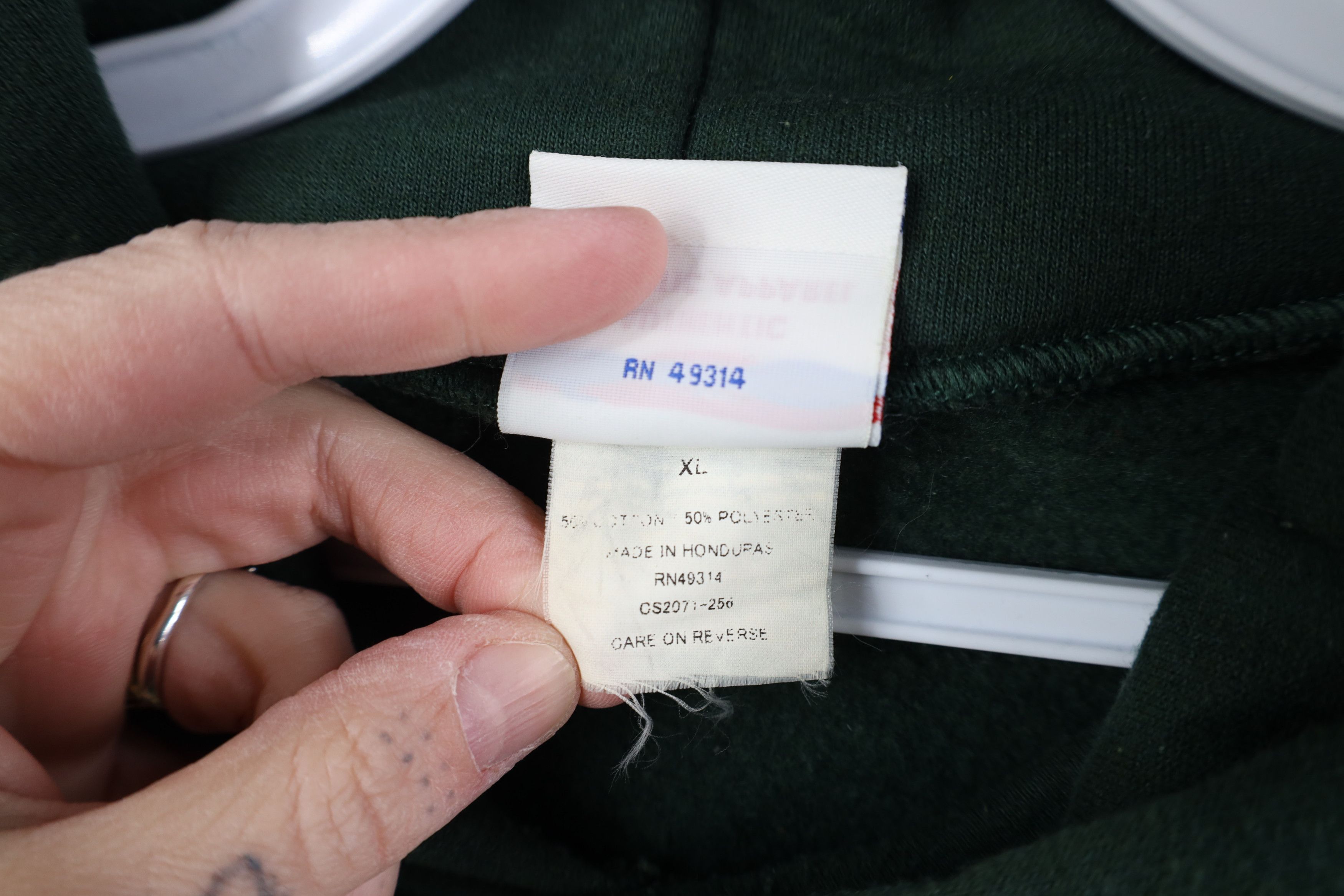 Champion Vintage Champion Felician College Hoodie Sweatshirt Green Size US XL / EU 56 / 4 - 10 Thumbnail