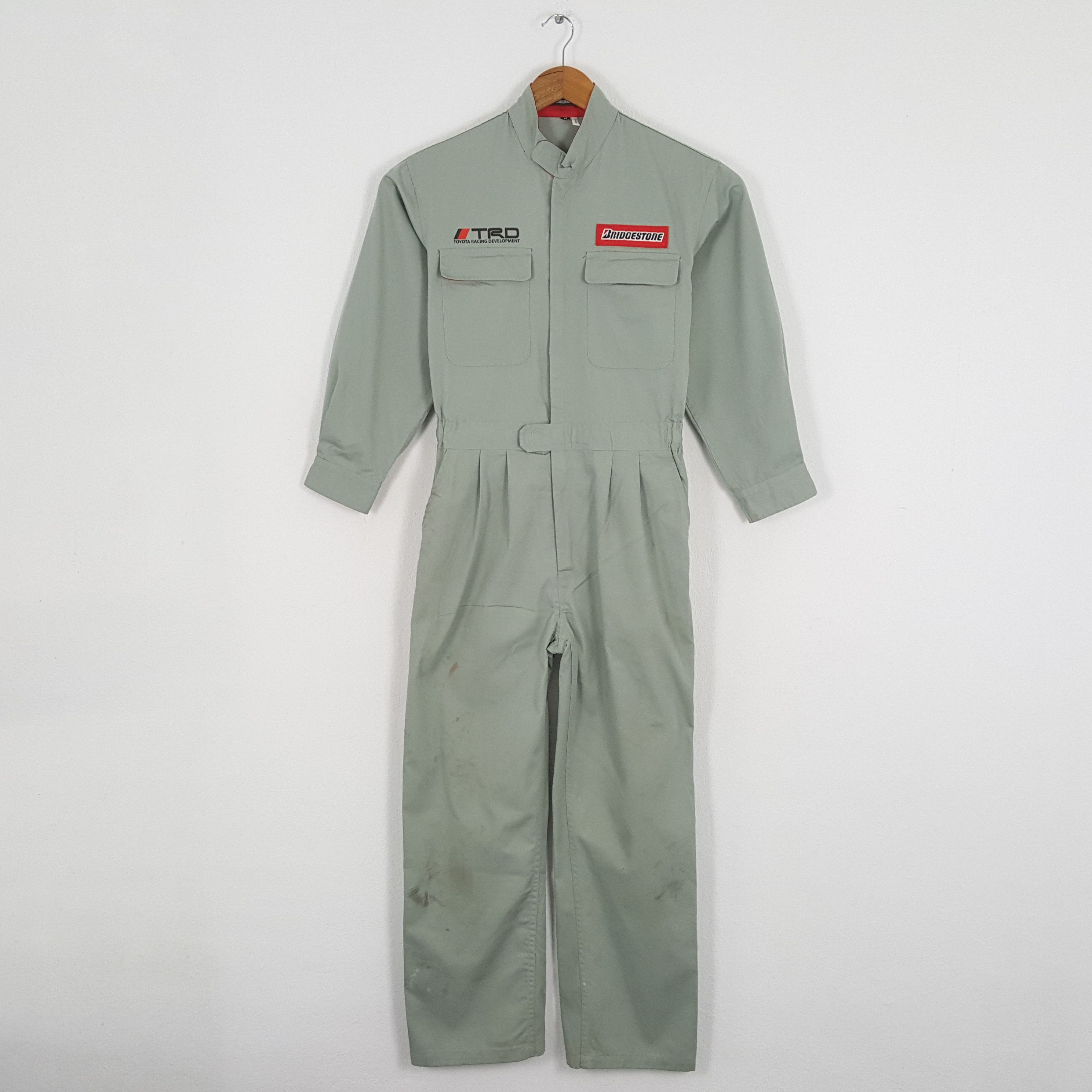 Vintage Vintage BRIGEDSTONE TRD TOYOTA RACING Coverall Jacket Size US M / EU 48-50 / 2 - 4 Thumbnail