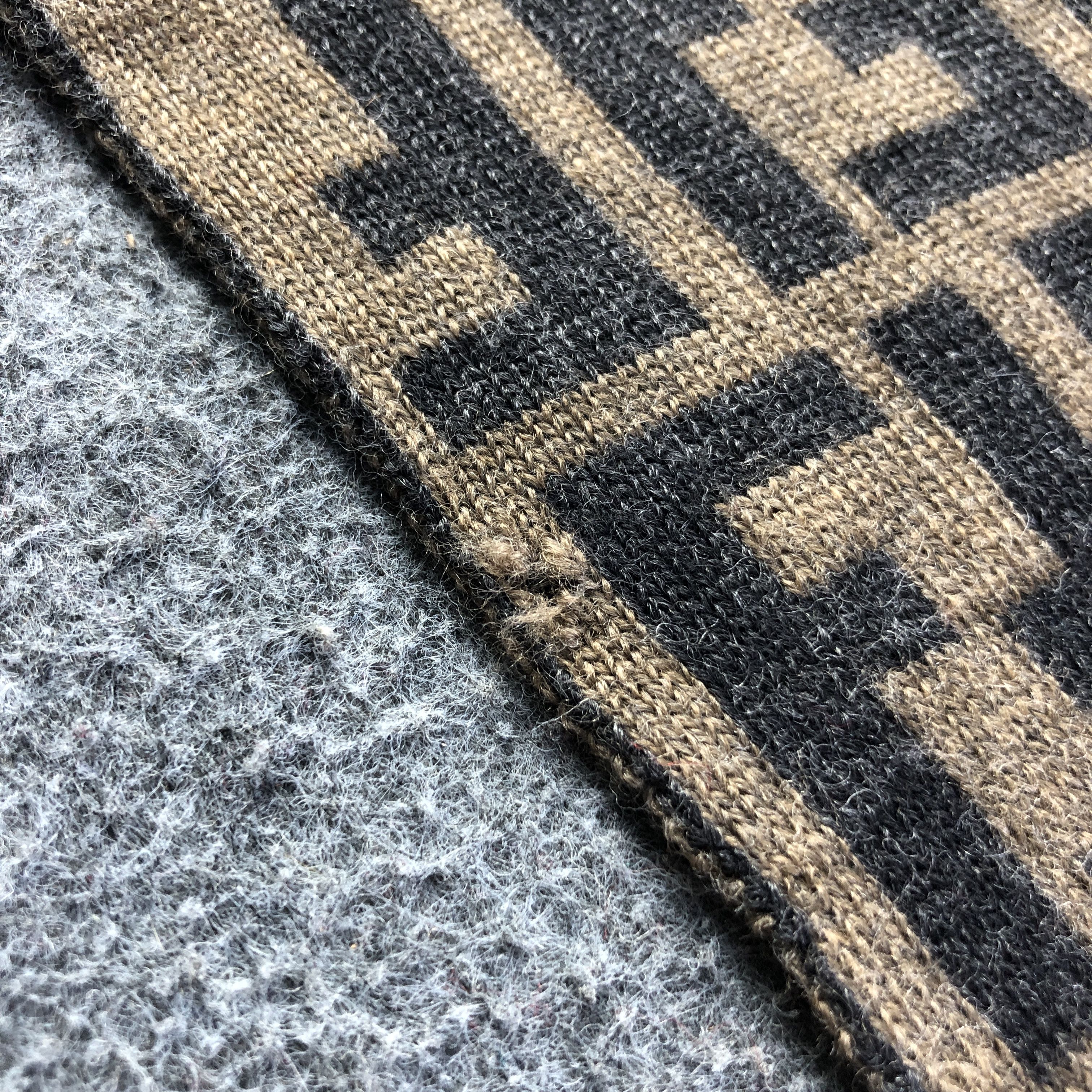Fendi Fendi Monogram Wool Scarf Muffler V2674 Size ONE SIZE - 7 Thumbnail