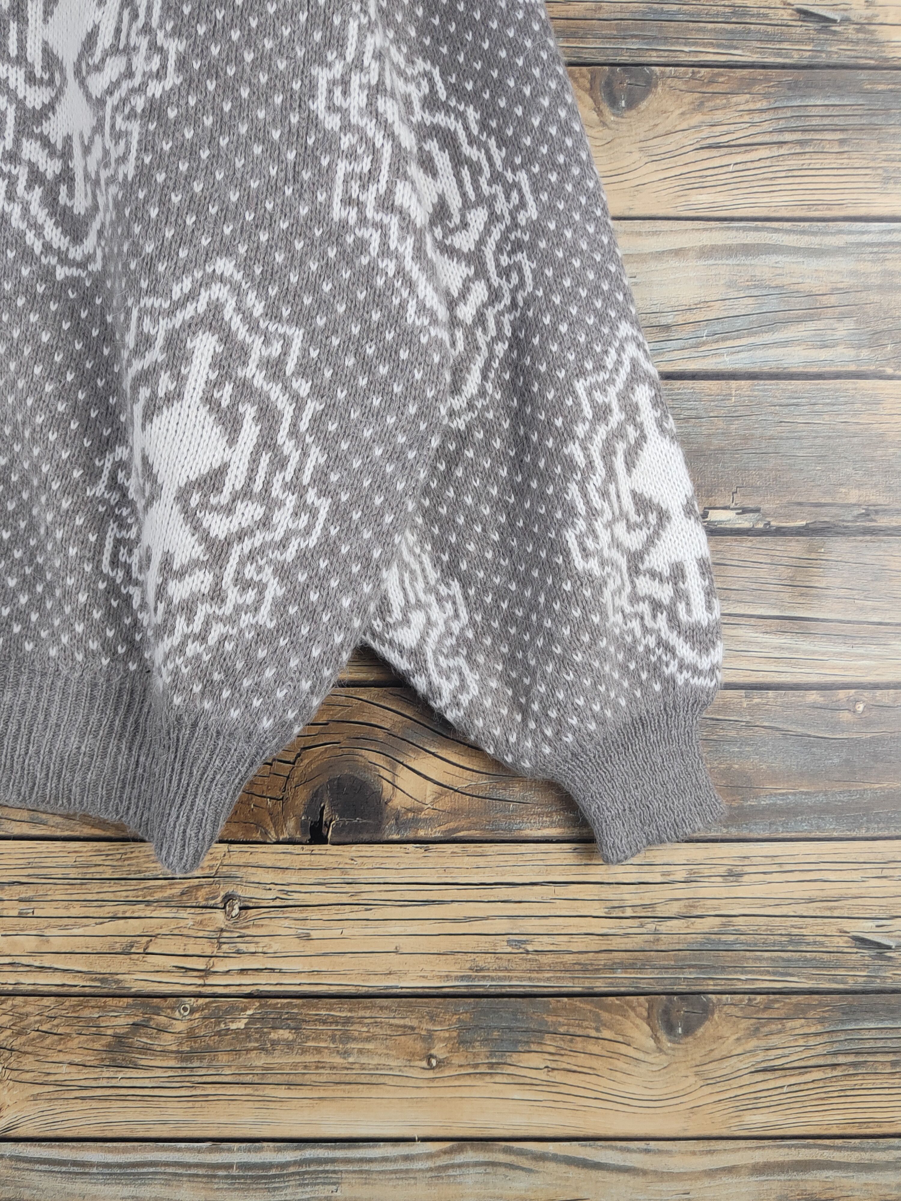 Japanese Brand DL Mackoul vintage Gray Knitwear Cardigan #46-194T Size XL / US 12-14 / IT 48-50 - 6 Thumbnail