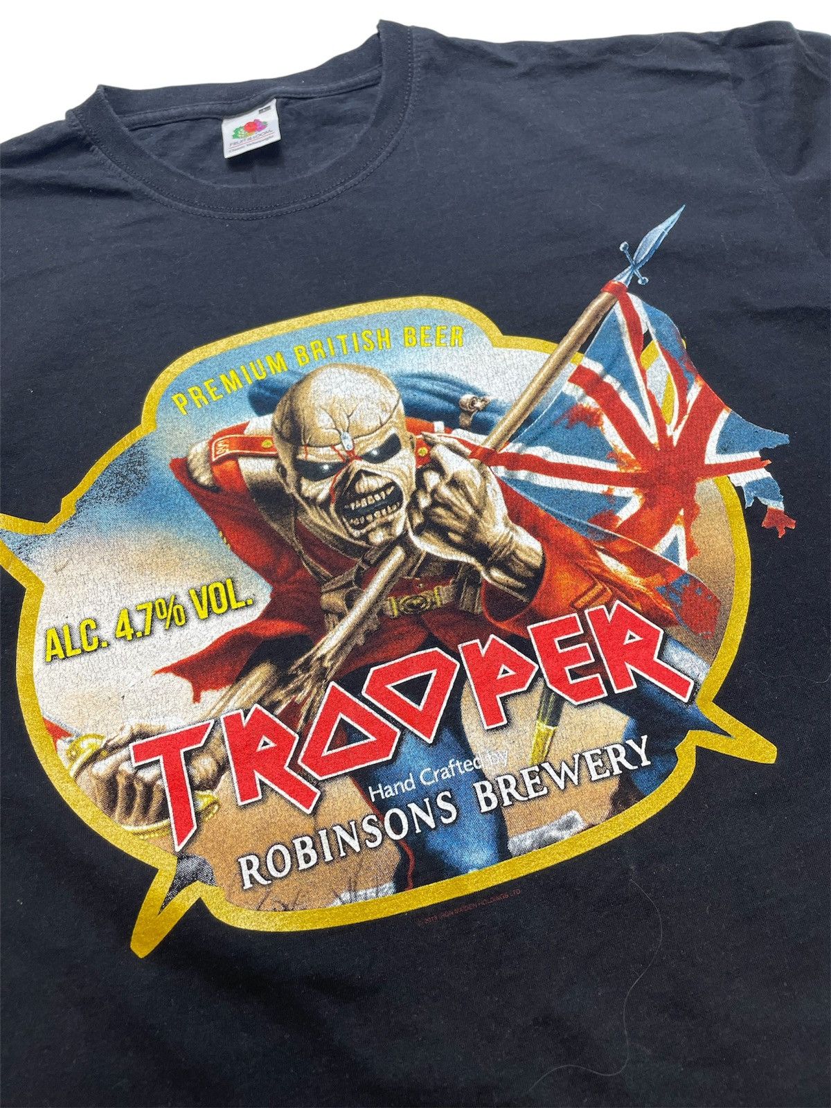 Iron Maiden Iron Maiden Trooper British Beer T-Shirt L Robinsons Brewery Size US L / EU 52-54 / 3 - 2 Thumbnail
