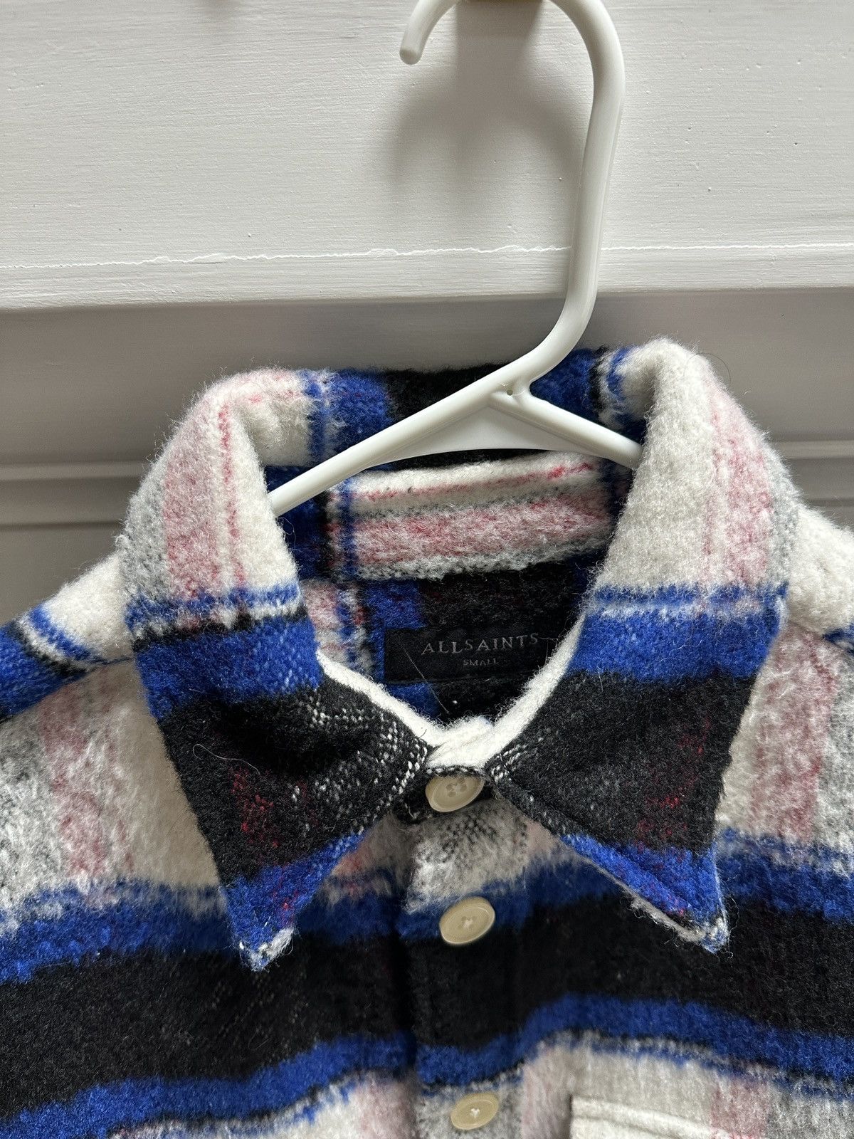 Allsaints Allsaints Rayado Ls Wool Flannel Size US S / EU 44-46 / 1 - 3 Thumbnail