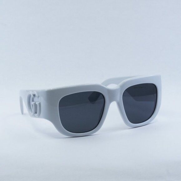 Gucci Gucci GG1545S 003 Sunglasses Light Grey Square Frame, Grey Size ONE SIZE - 9 Thumbnail