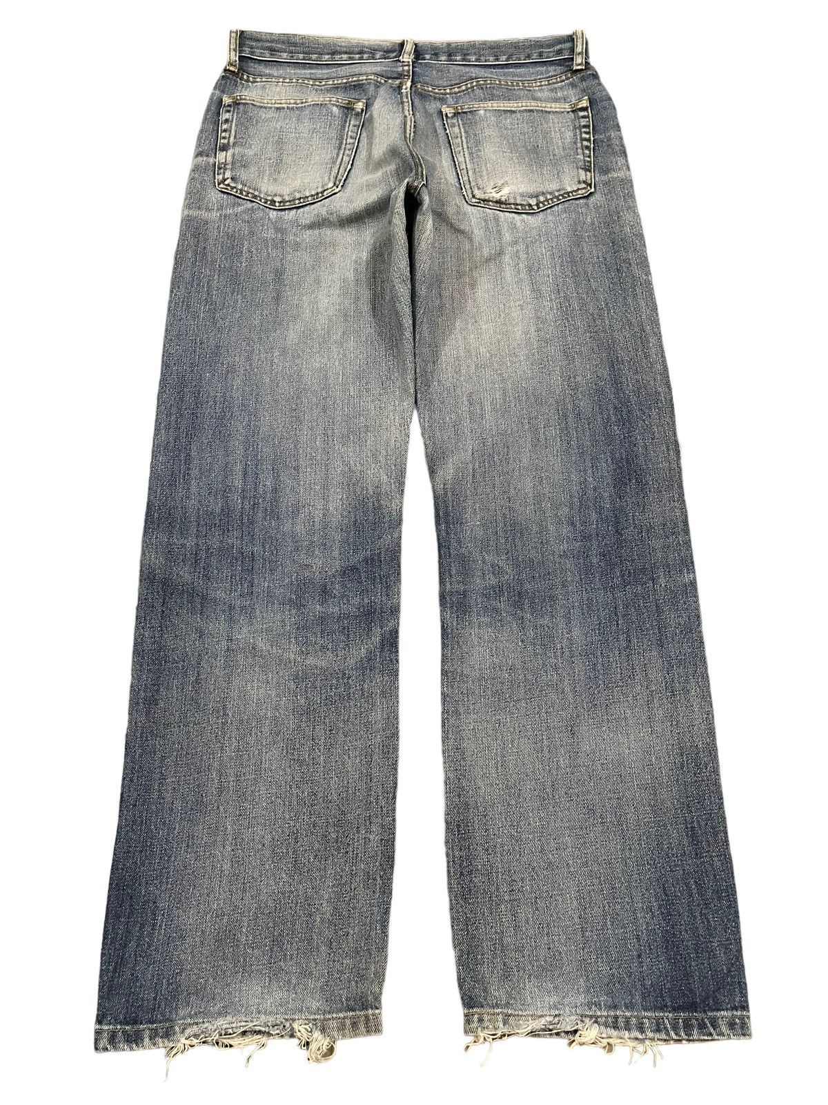 Uniqlo Vintage Japanese Uniqlo Blend Wash Distress Baggy Jeans Size US 32 / EU 48 - 2 Thumbnail