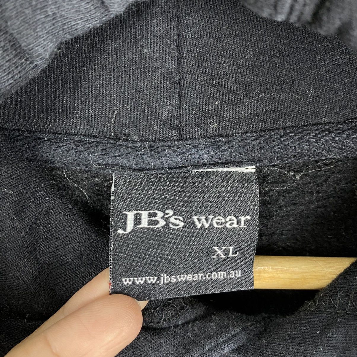Vintage JB’s Wear Graffiti Logo Hoodie Black XL Streetwear Y2K Gorp Size US XL / EU 56 / 4 - 6 Thumbnail