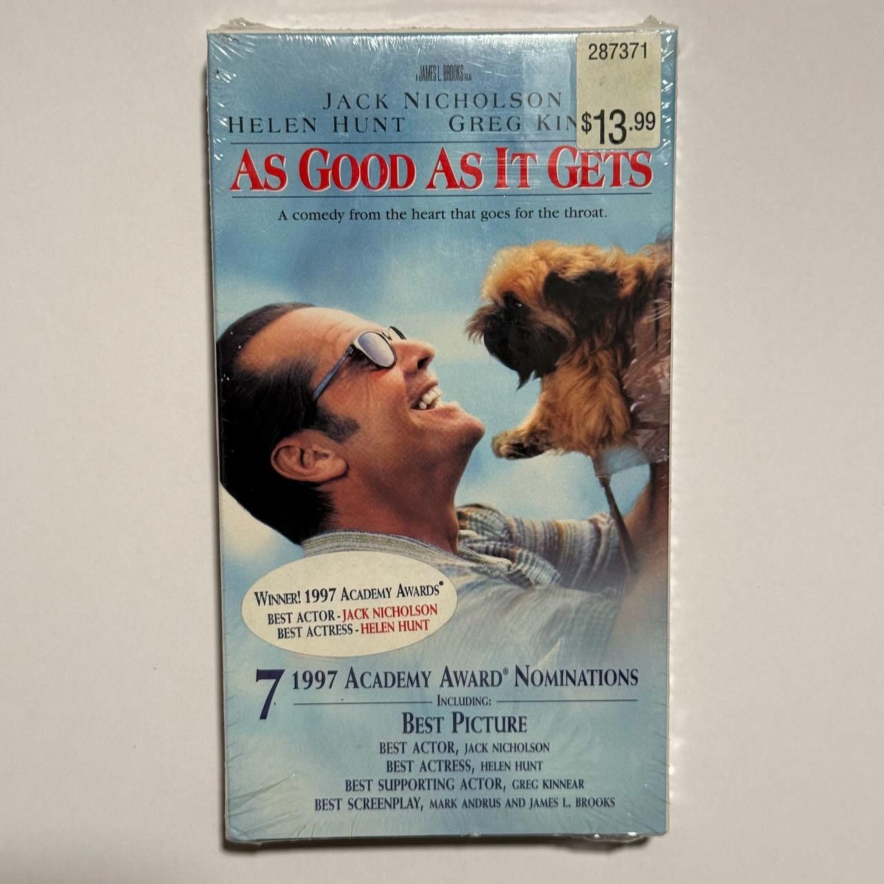 Designer 1997 DS AS GOOD AS IT GETS VHS SEALED Tristar Watermark Size ONE SIZE - 1 Thumbnail