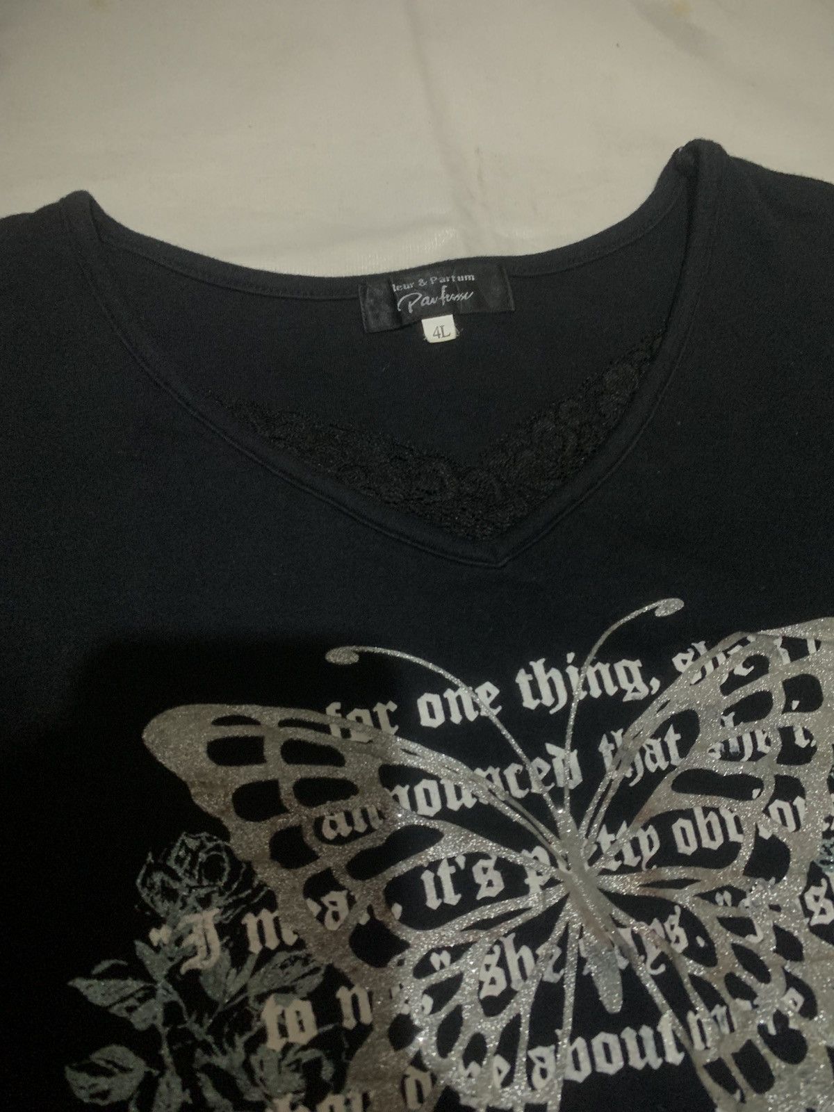 Japanese Brand Y2K Leur&Parfum POEM TEE SHIRT Size US S / EU 44-46 / 1 - 5 Thumbnail