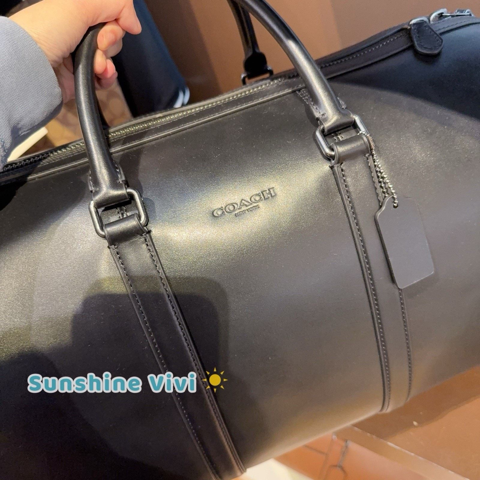 Coach NWT Coach Large Venturer Bag In Leather C5306 Black Size ONE SIZE - 4 Thumbnail