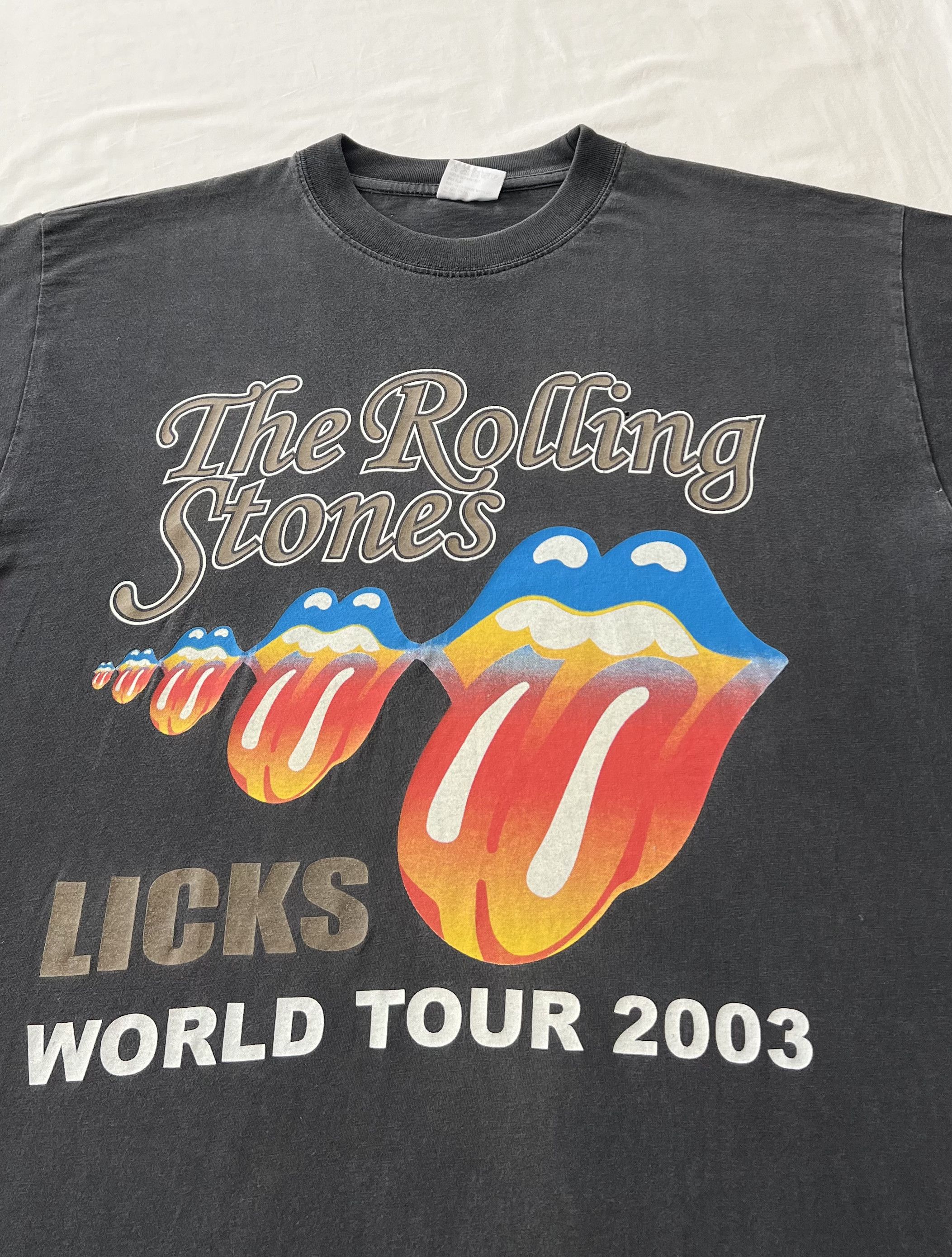 The Rolling Stones Licks World Tour Tシャツ The Rolling Stones Licks Tour 2003 Vintage T-shirt Band Size L P2P