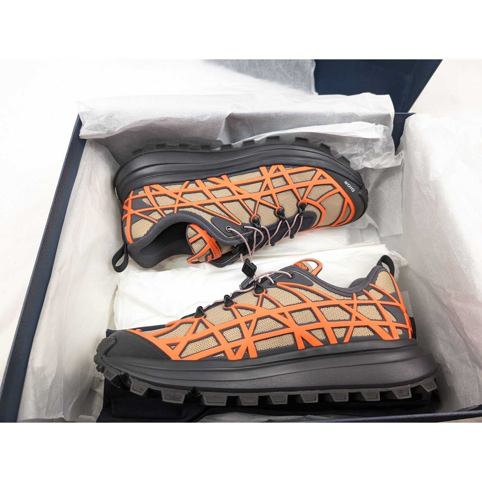Dior o1rshd1 Mesh Rubber Sneakers in Multicolor Size US 11 / EU 44 - 22 Thumbnail