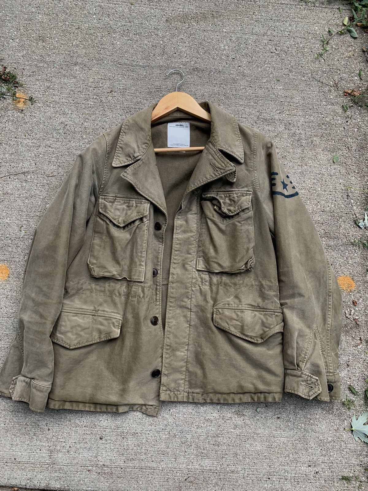Visvim Visvim S/s15 military ‘asche’ jacket Size US S / EU 44-46 / 1 - 1 Thumbnail
