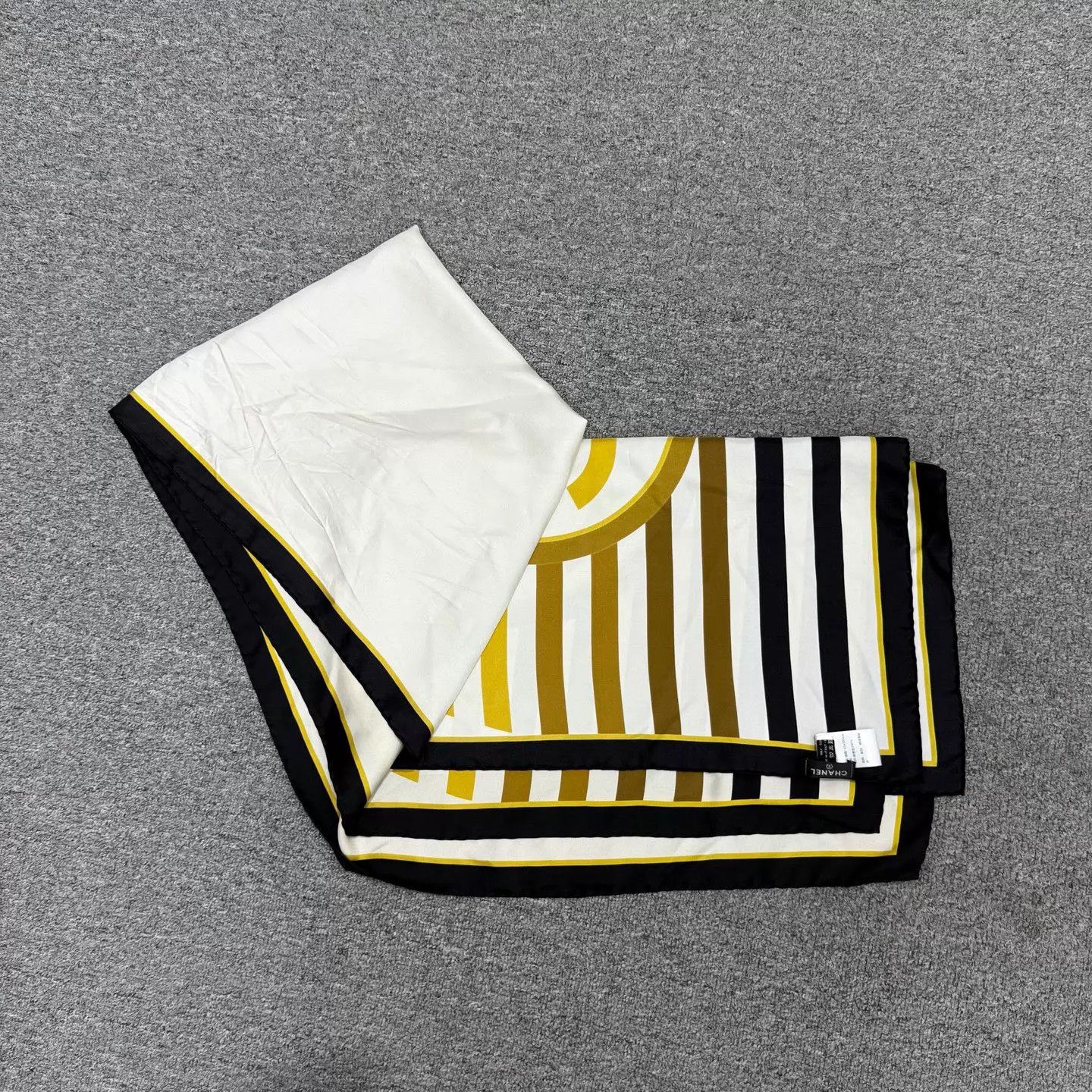 Chanel Chanel Double C Silk Scarf 65x195cm Size ONE SIZE - 1 Thumbnail