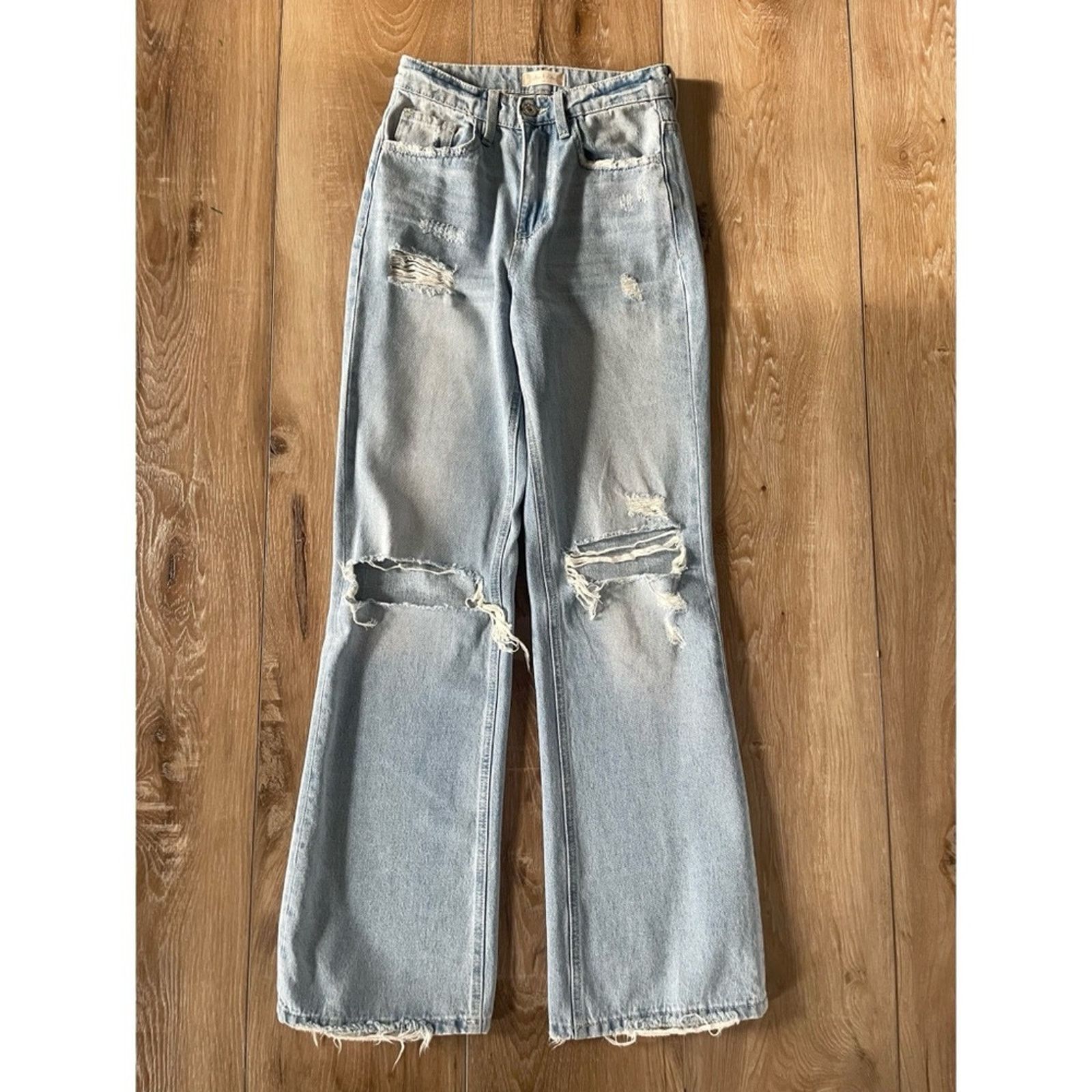 Other Altar’d State 🌺 Kayla Straight Leg Jeans Size 24" / US 00 / IT 34 - 1 Thumbnail