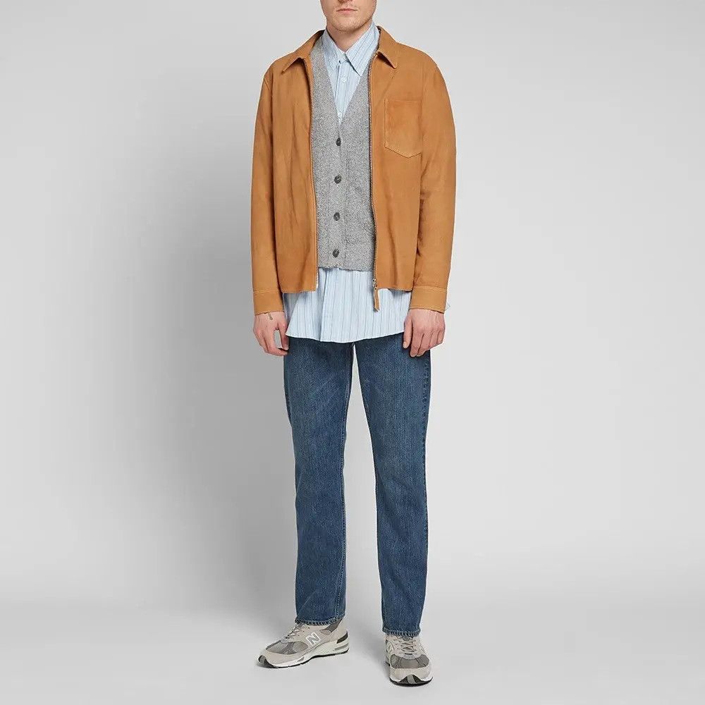 Our Legacy Our Legacy SUEDE ZIP SHIRT Sand Leather Jacket 50 Size US M / EU 48-50 / 2 - 5 Thumbnail