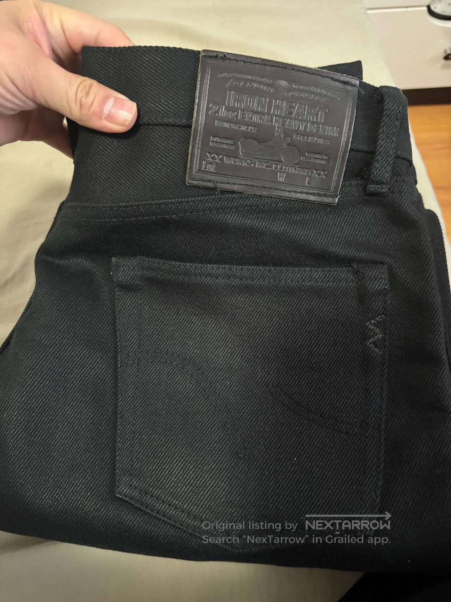 Iron Heart Iron Heart Black Denim Jeans 9634z. Size US 34 / EU 50 - 5 Thumbnail