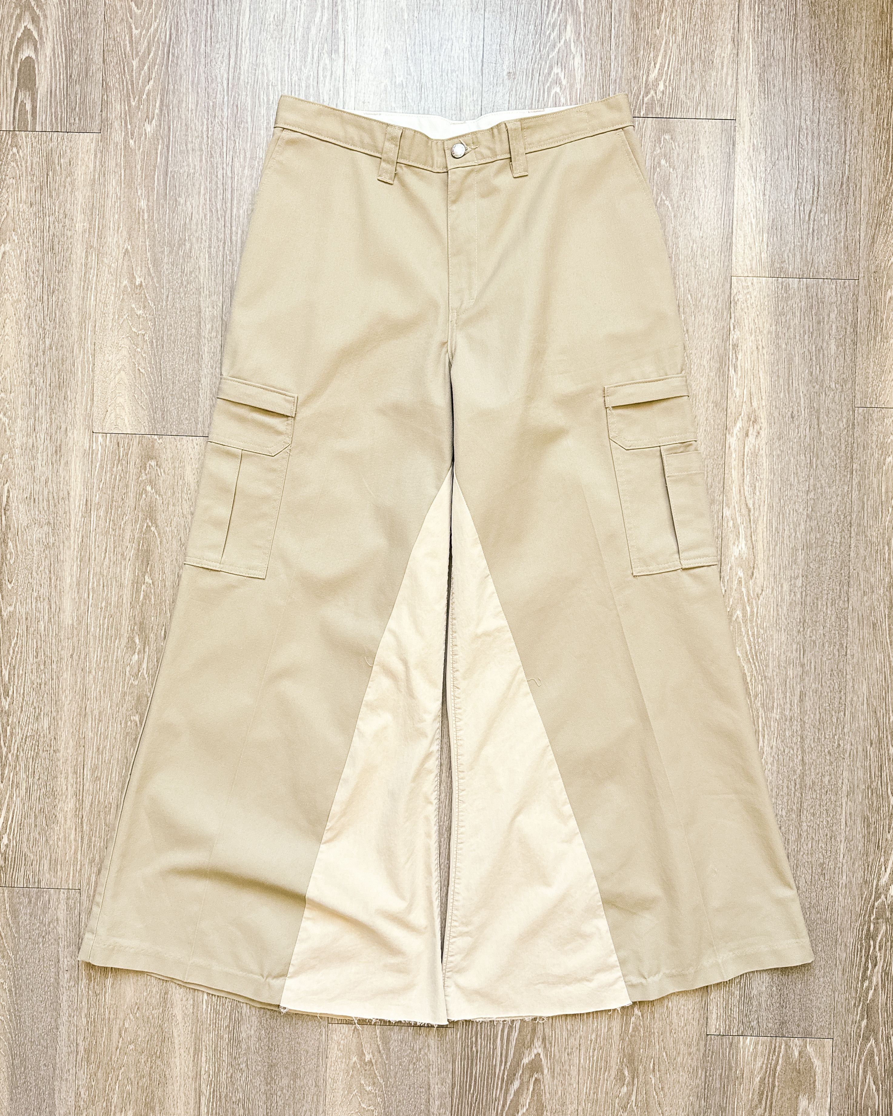 Dickies Vintage Dickies Cargo Pants Reworked JNCO Wide Leg Baggy Y2K Size US 34 / EU 50 - 1 Thumbnail