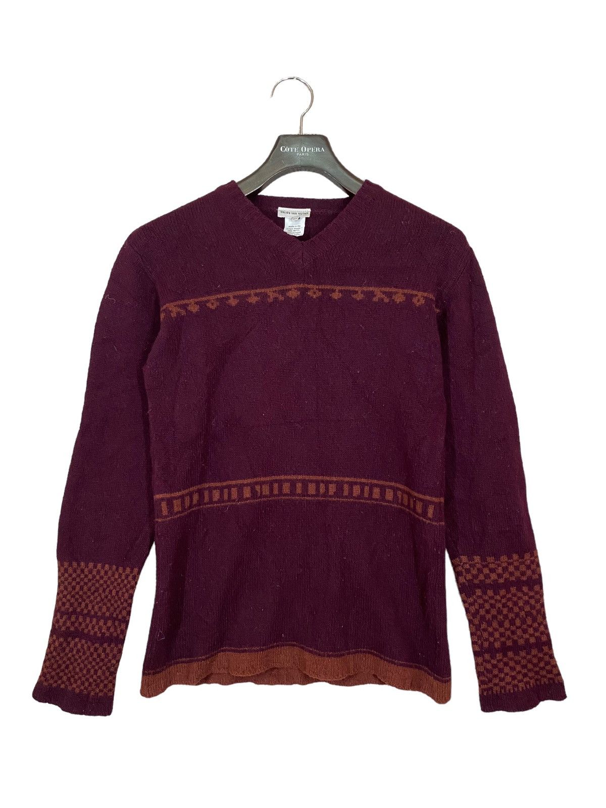 Dries Van Noten 🔥GRAILS🔥Vintage 90s Dries van noten knit wool sweater Size US M / EU 48-50 / 2 - 1 Thumbnail