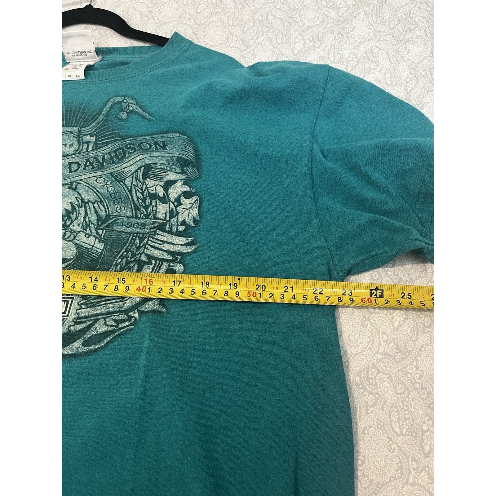 Harley Davidson Harley-Davidson T Shirt XL Teal Lake Havasu City Arizona Size US XL / EU 56 / 4 - 8 Thumbnail