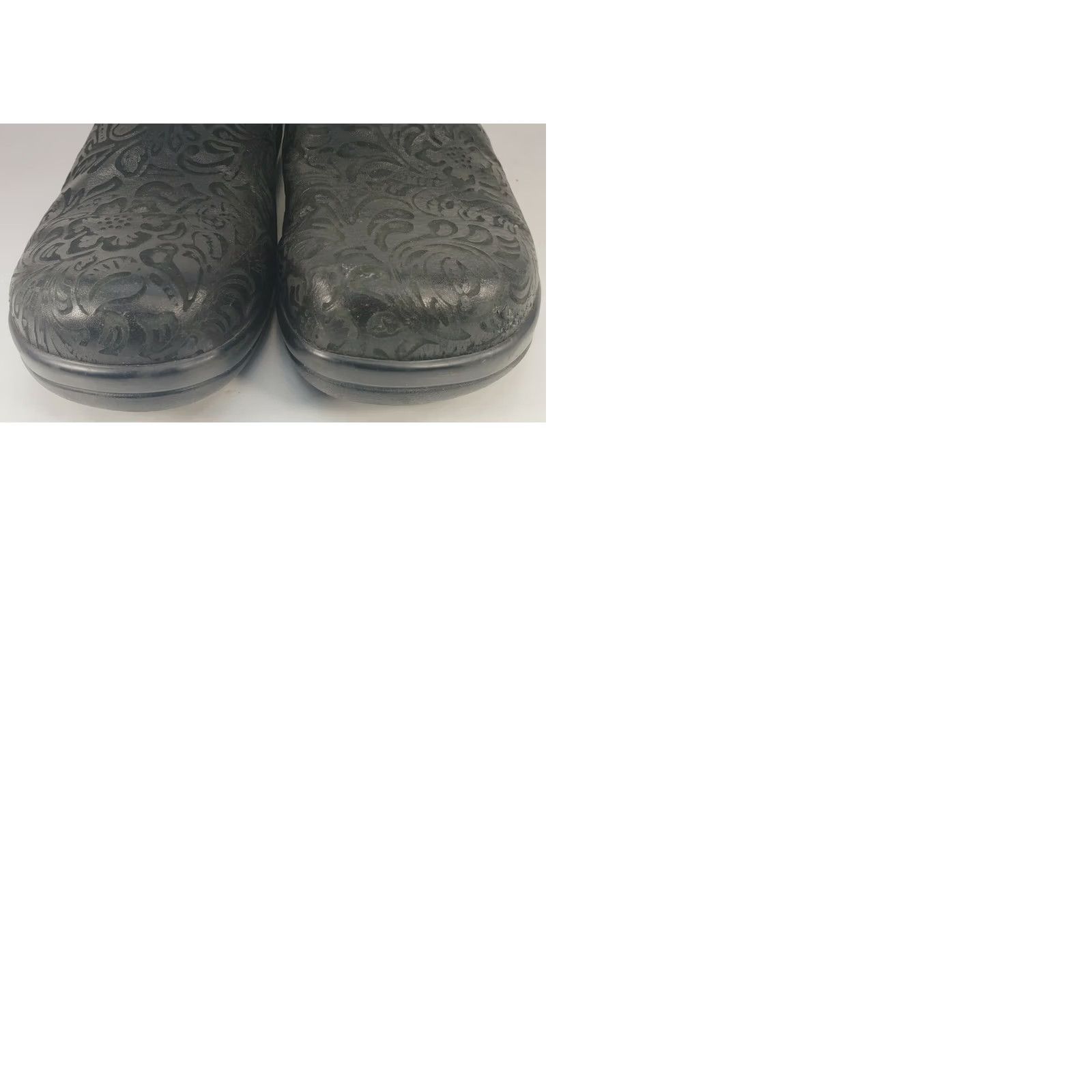 Vintage Alegria Women's Keli Professional Clog Black Floral Pattern Sz 9M 40EU Size ONE SIZE - 9 Thumbnail