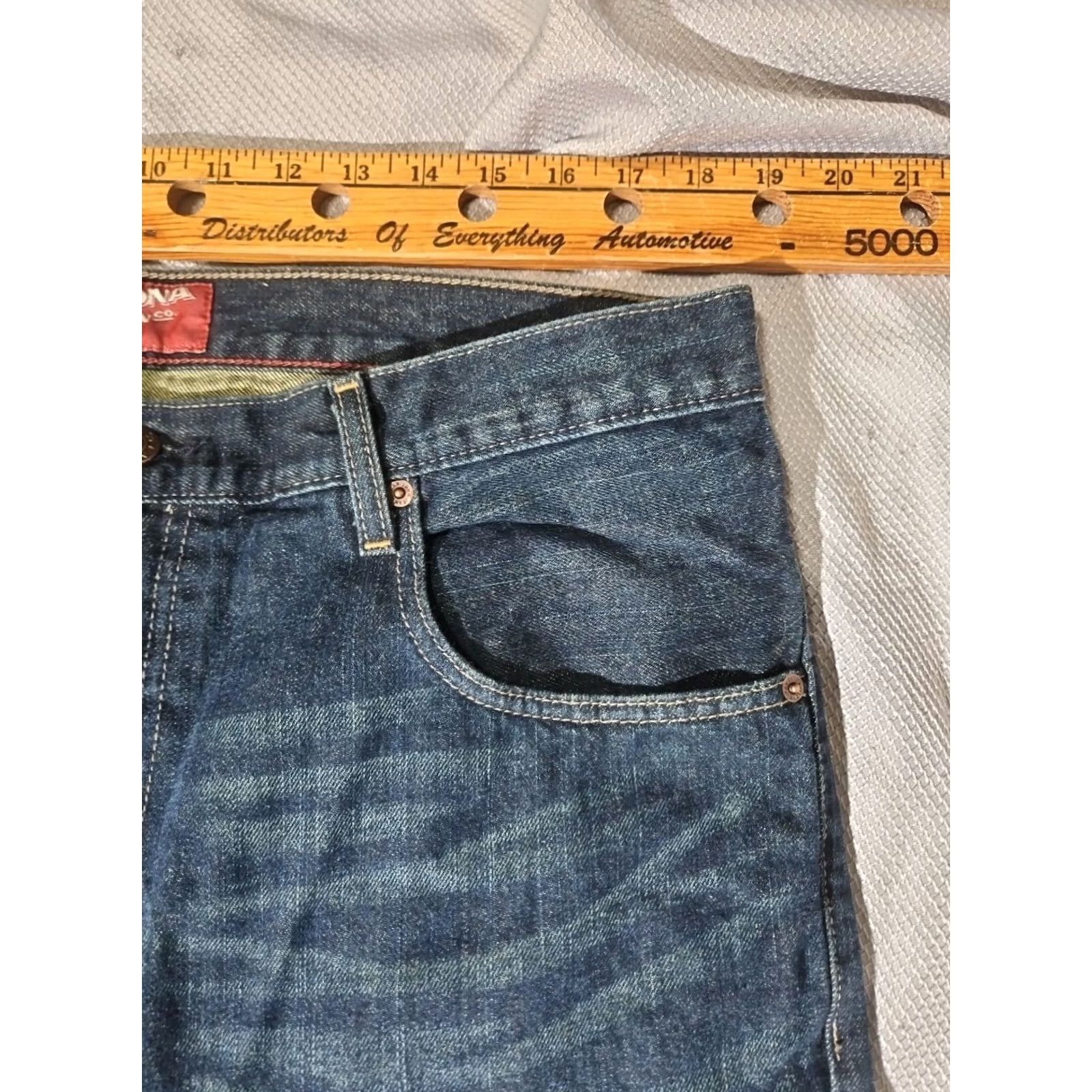 Vintage VINTAGE Arizona Jean Co Pants Mens 36x34 Blue Original Bootcut Denim Jeans Whisker Y2k Size US 36 / EU 52 - 6 Thumbnail