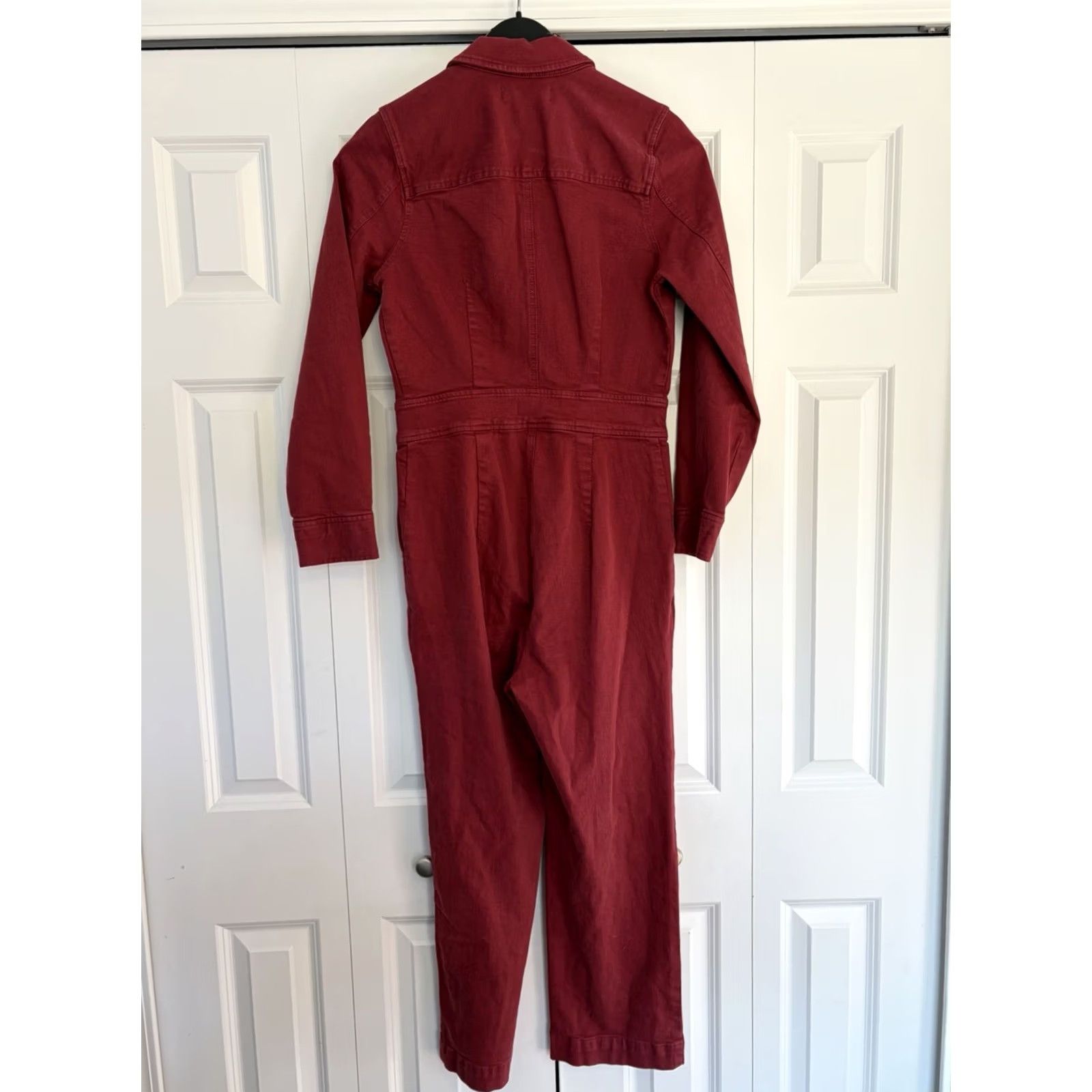 Madewell VINTAGE MADEWELL Maroon Canvas Jump Suit Full Body Work Pants Women's sz 2 Size 26" / US 2 / IT 38 - 2 Thumbnail