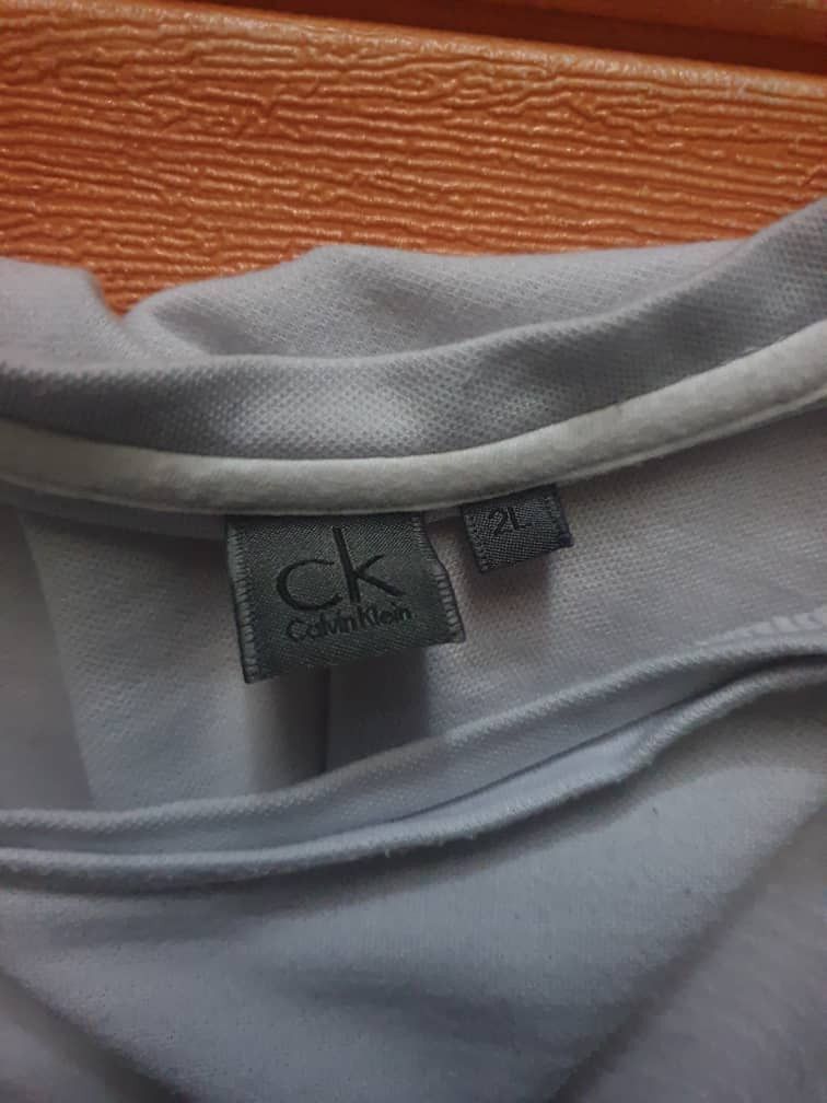 Calvin Klein Calvin Klein Ck soft blue Longsleeve shirt Size US XL / EU 56 / 4 - 2 Thumbnail