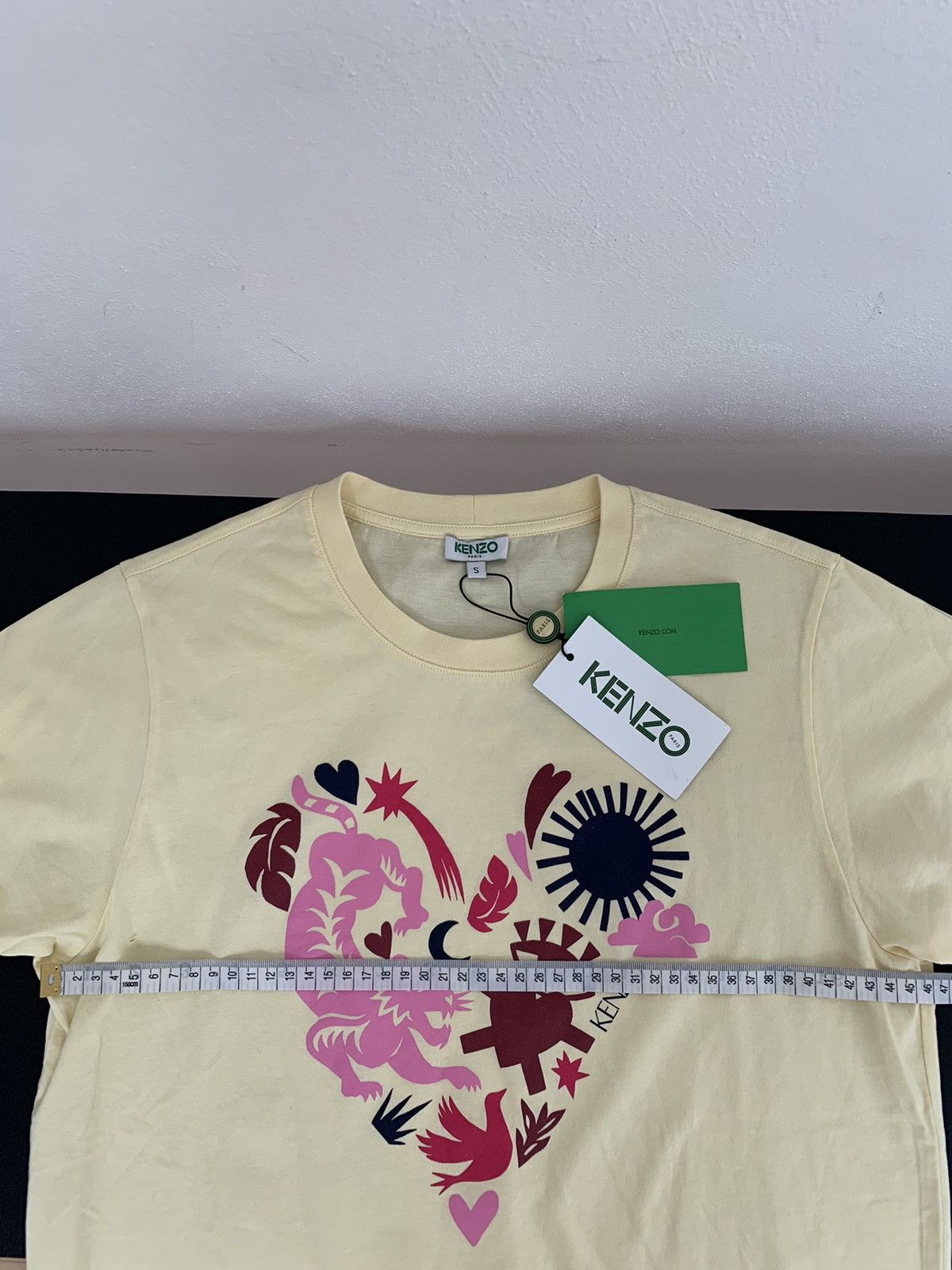 Kenzo Kenzo Cotton T-Shirt Cream Size S / US 4 / IT 40 - 10 Thumbnail