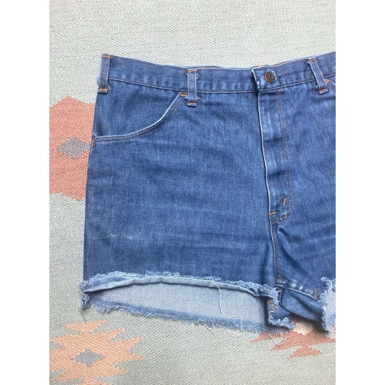 Sears VINTAGE Sears Jeans Shorts Cut Off Jorts 80s Denim 36 Mens Blue Size US 36 / EU 52 - 3 Thumbnail