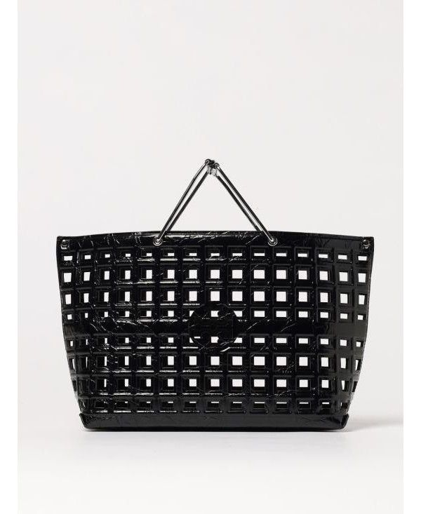 Tory Burch Croc Embossed Market Tote Size ONE SIZE - 1 Thumbnail