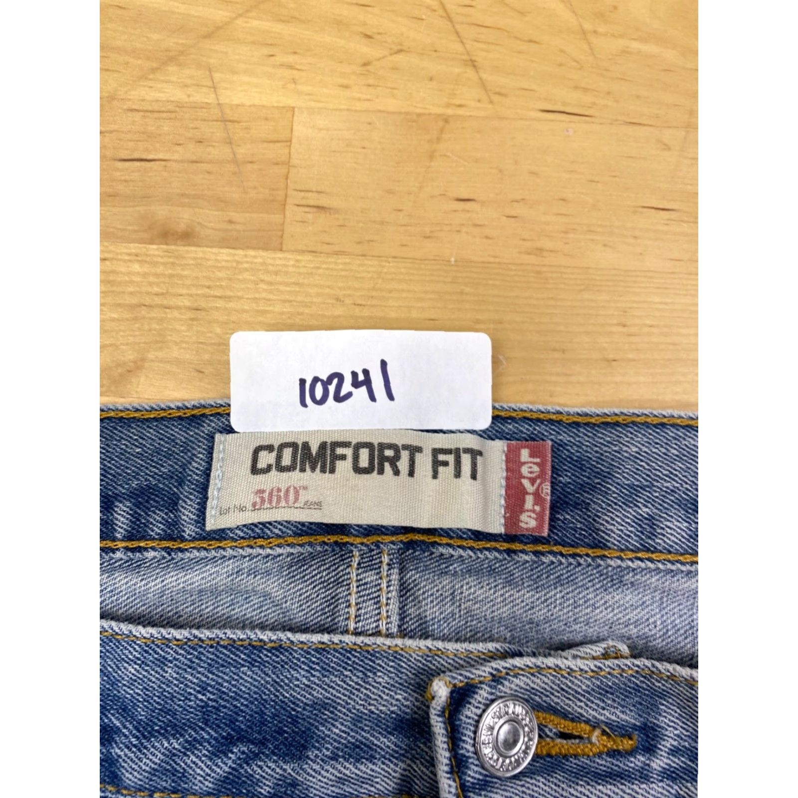 Levi's Levi's 560 Denim Jeans Mens 42x30 Blue Comfort Fit Straight Casual Reg Regular 29in Pockets 10241 Size US 42 / EU 58 - 4 Thumbnail